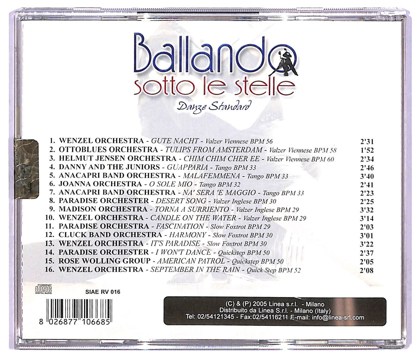 EBOND Various - Ballando Sotto Le Stelle Danze Standard COMPILATION JEWEL CASE CD CD067819