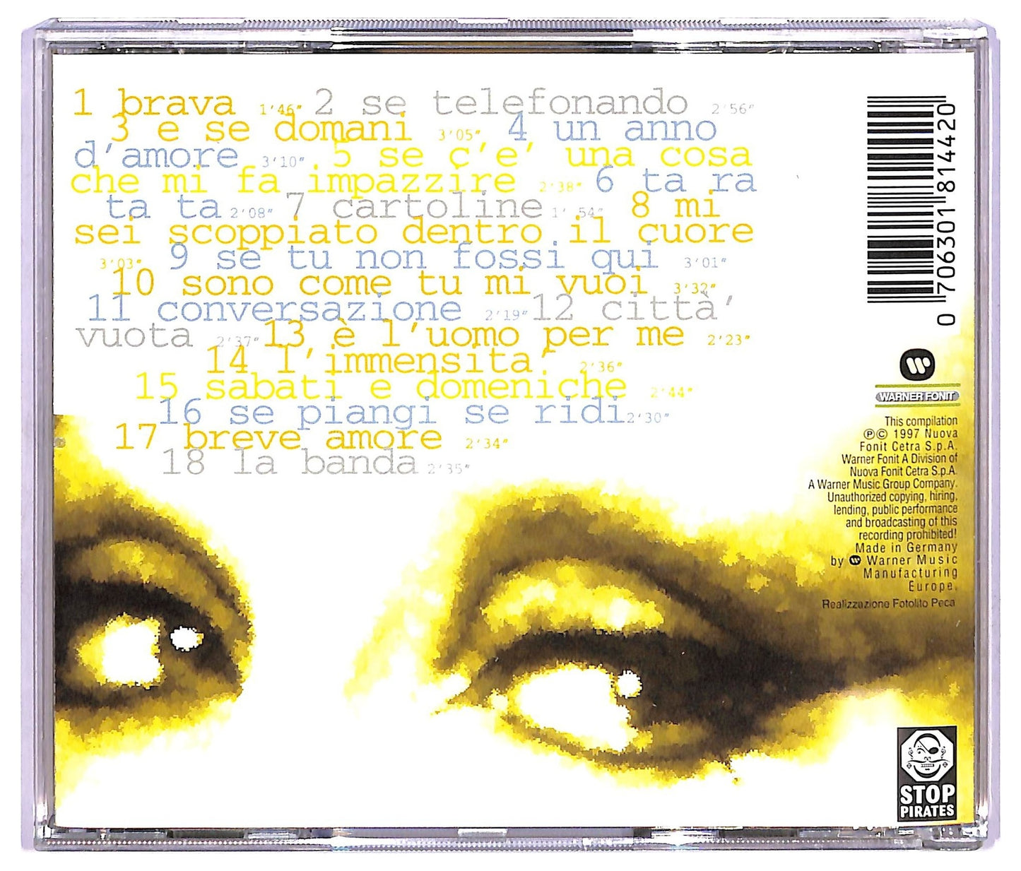 EBOND Mina - Brava Mina COMPILATION JEWEL CASE CD CD067820