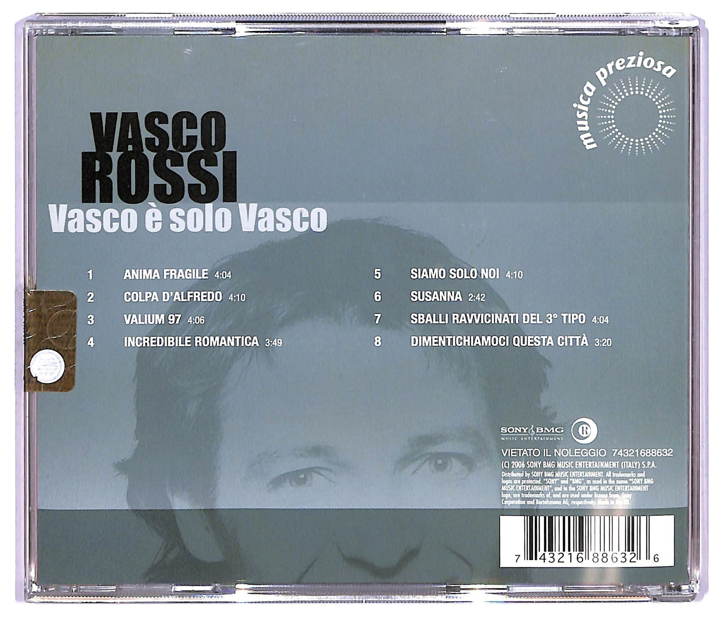 EBOND Vasco Rossi - Vasco E' Solo Vasco COMPILATION JEWEL CASE CD CD067822