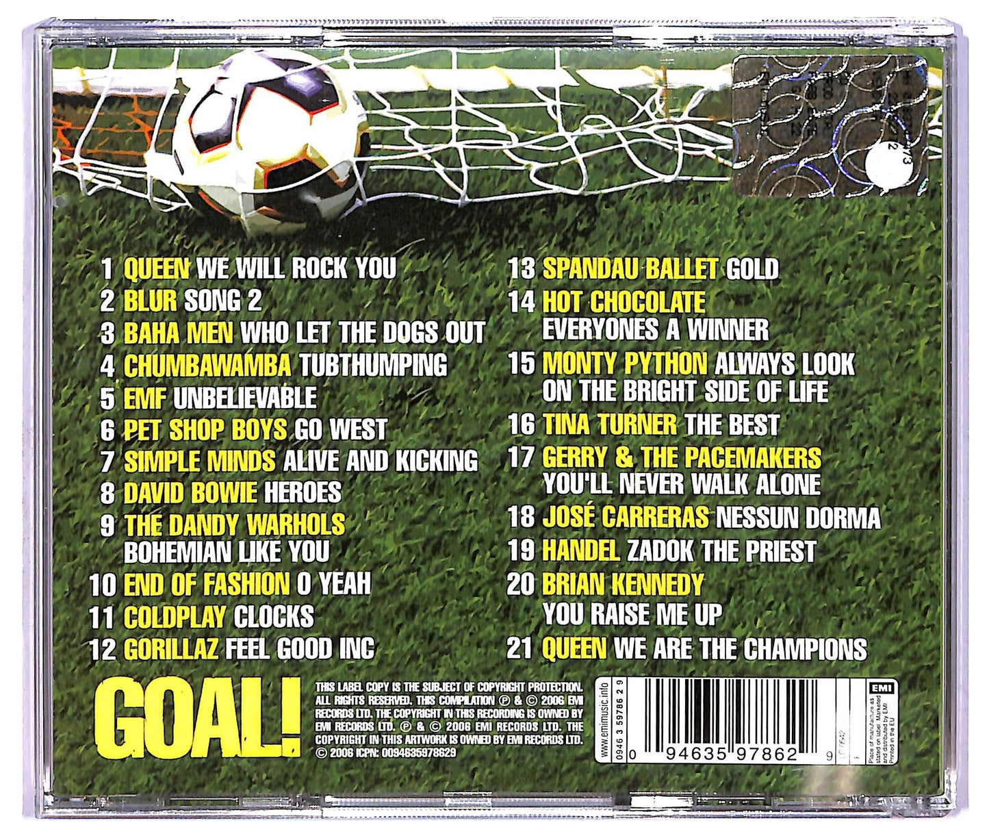 EBOND Various - Goal COMPILATION JEWEL CASE CD CD067830