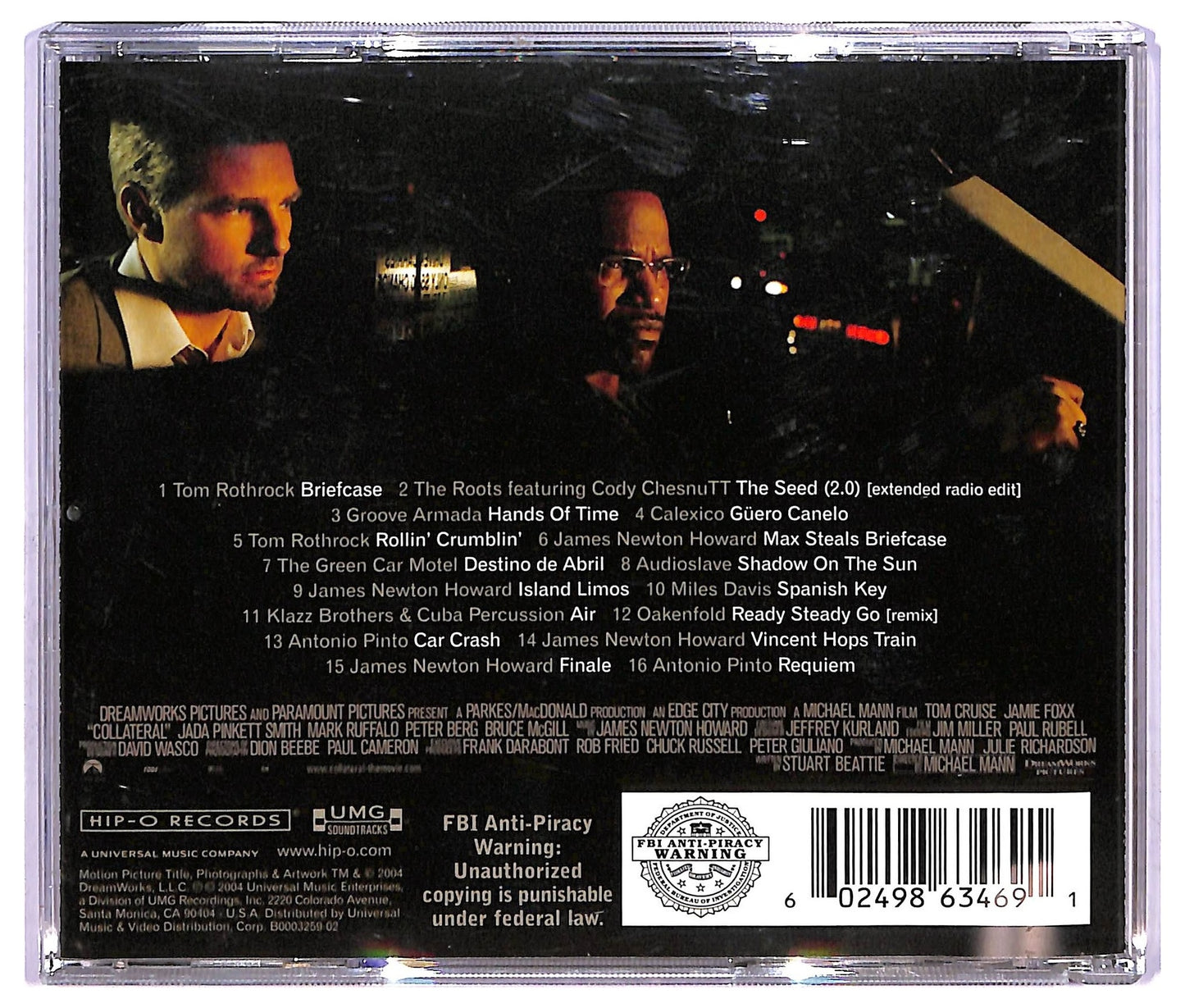 EBOND Various - Collateral - Original Motion Picture Soundtrack COMPILATION JEWEL CASE CD CD067833