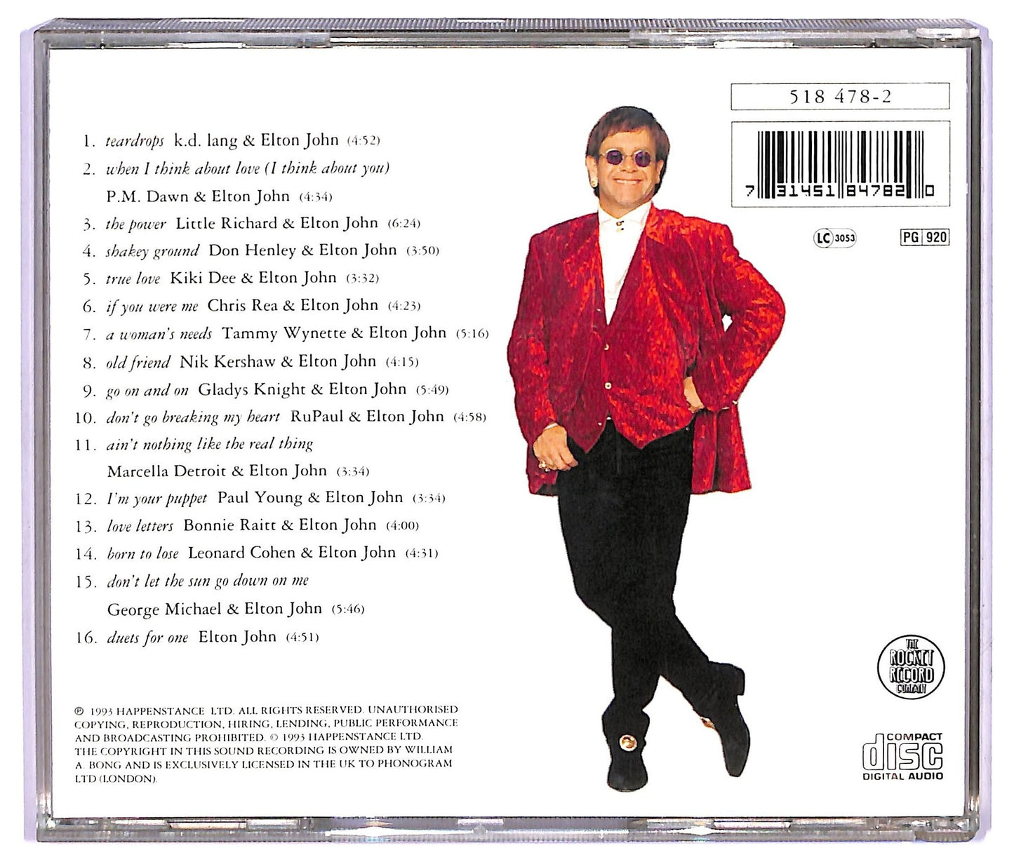 EBOND Elton John - Duets CD CD067860