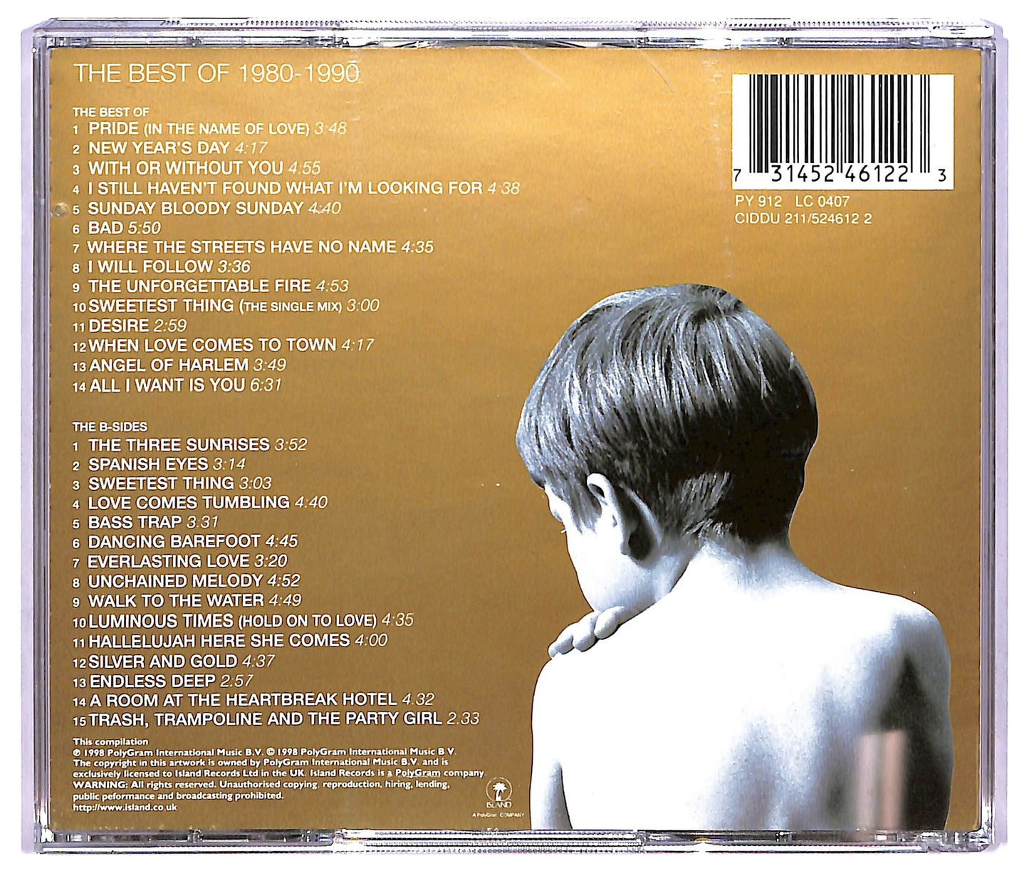 EBOND U2 - The Best Of 1980-1990 / The B-Sides CD CD067906