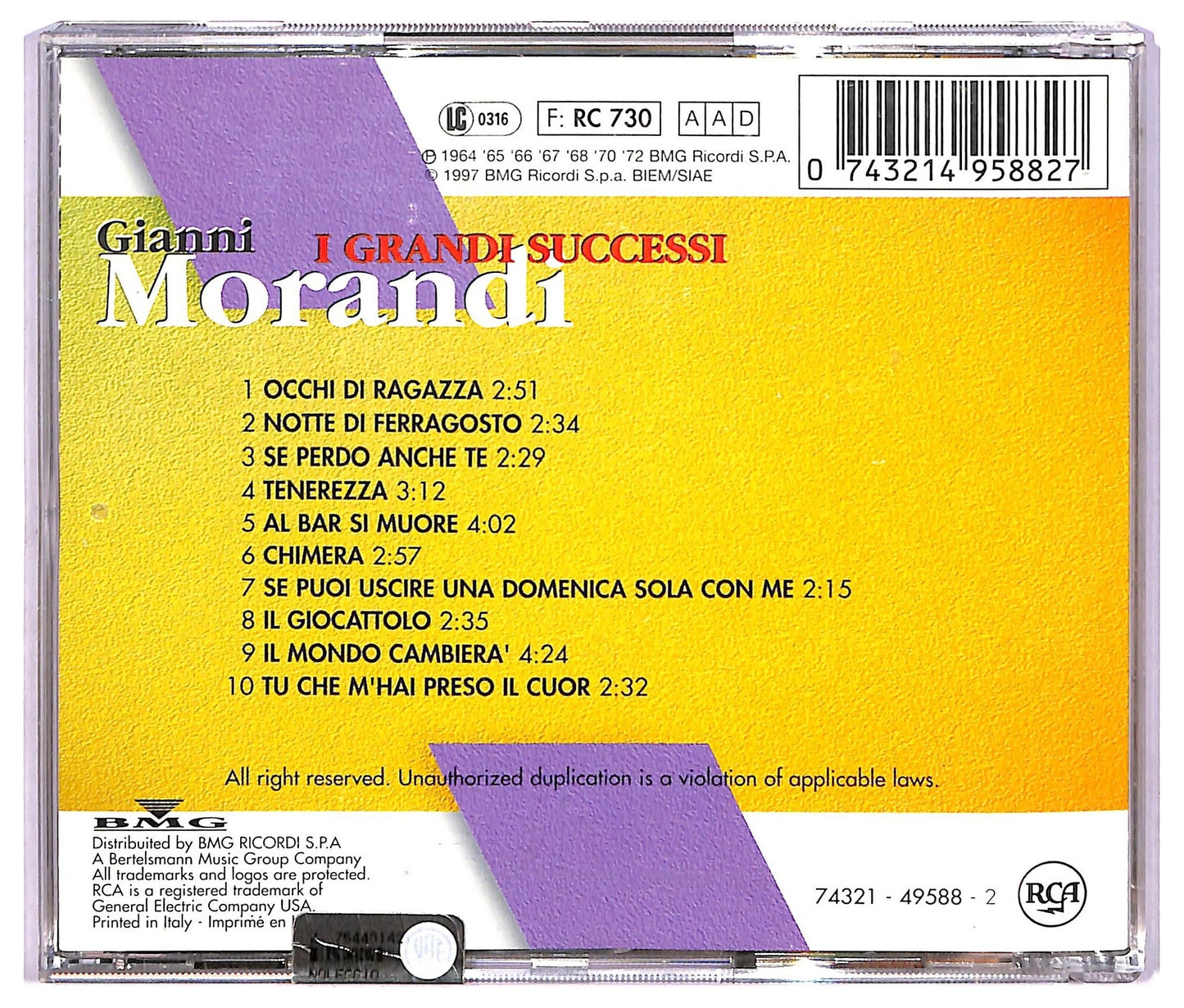 EBOND Gianni Morandi - I Grandi Successi volume 2 CD CD067938