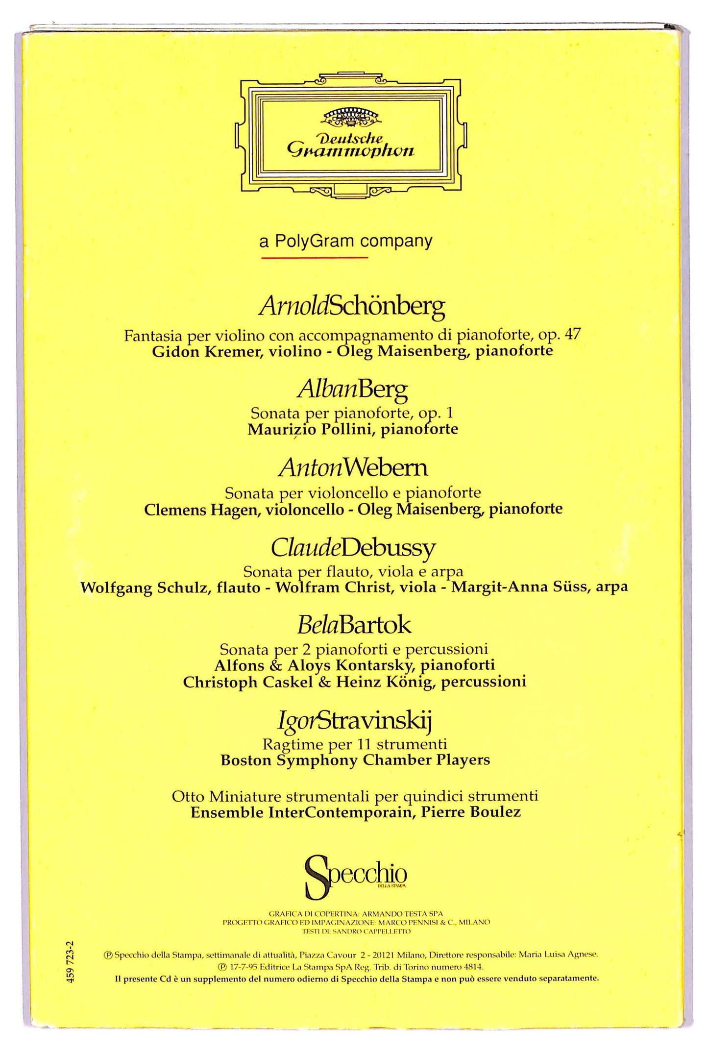 EBOND A. Schoenberg - La Sonata Vol. 4 CD CD068102