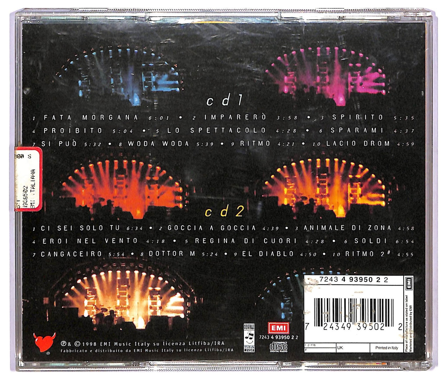 EBOND Litfiba - Croce E Delizia Live CD CD068337