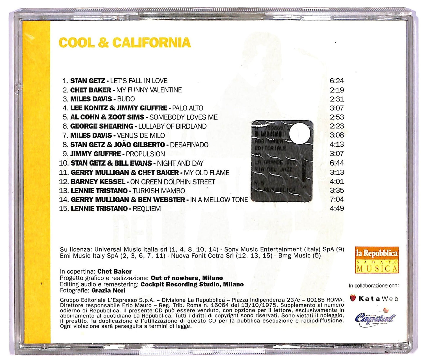 EBOND Various - Cool & California CD CD068453