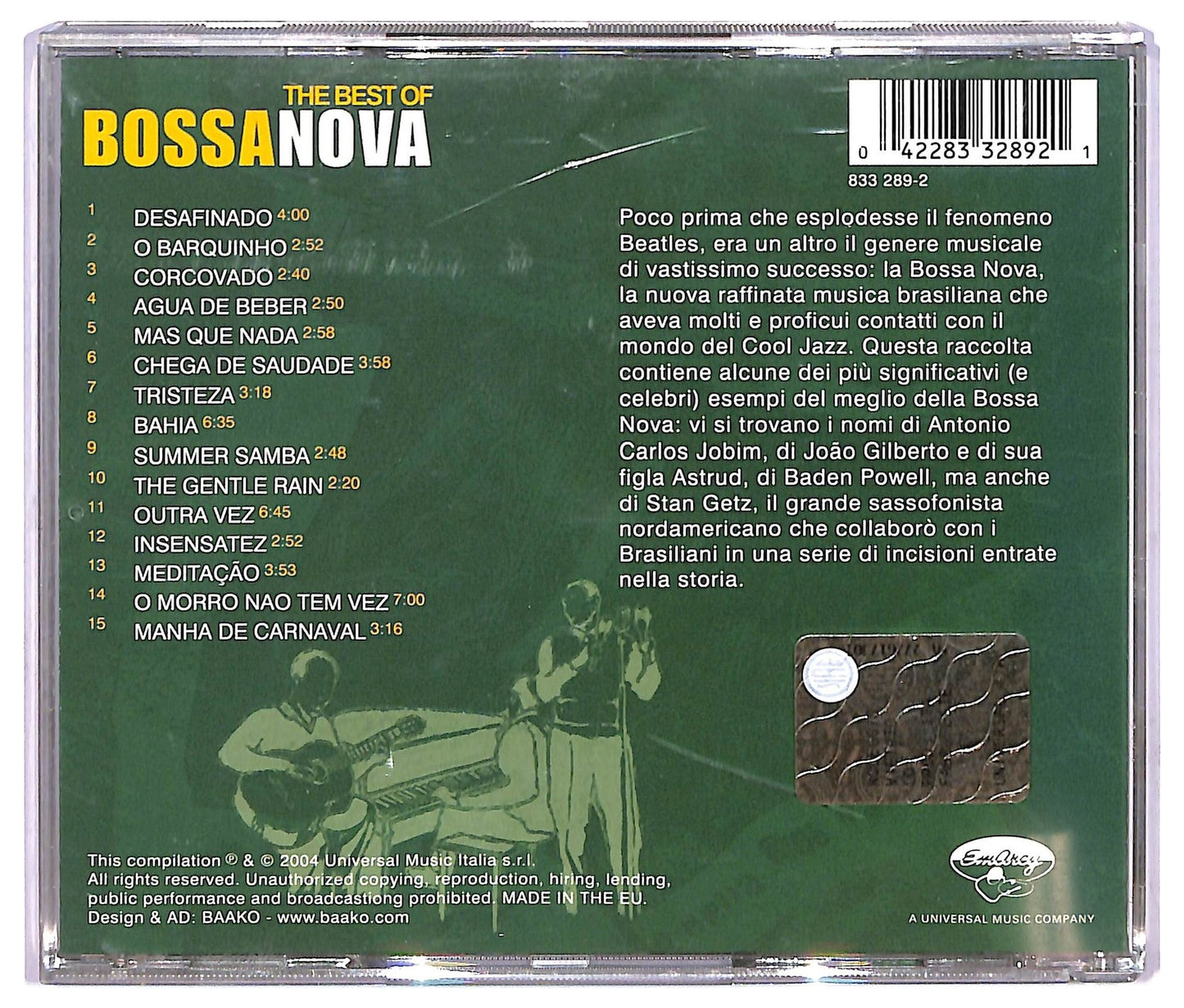 EBOND Various - The Best Of Bossa Nova CD CD068454