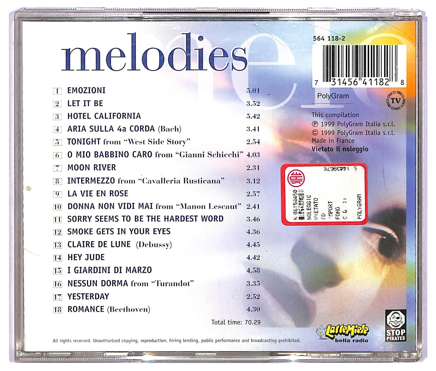 EBOND Various - Melodies CD CD068503