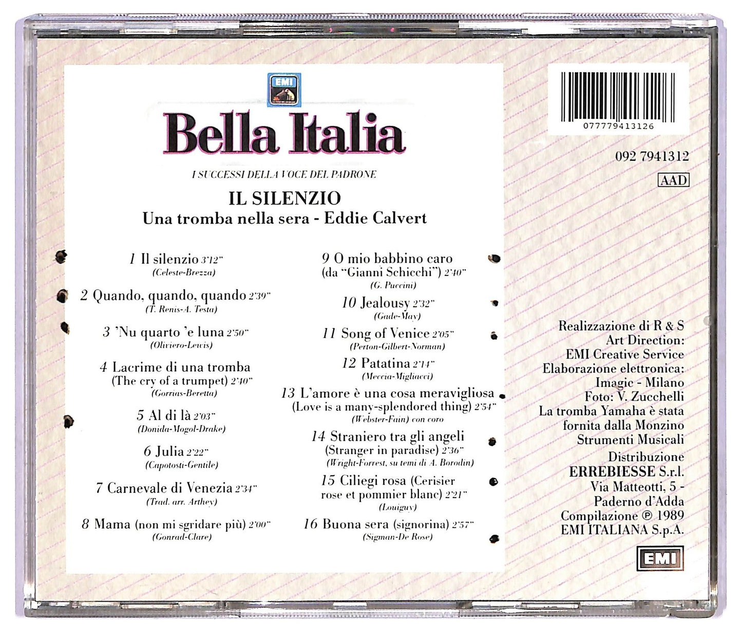EBOND Eddie Calvert - Il Silenzio (Una Tromba Nella Sera) CD CD068542