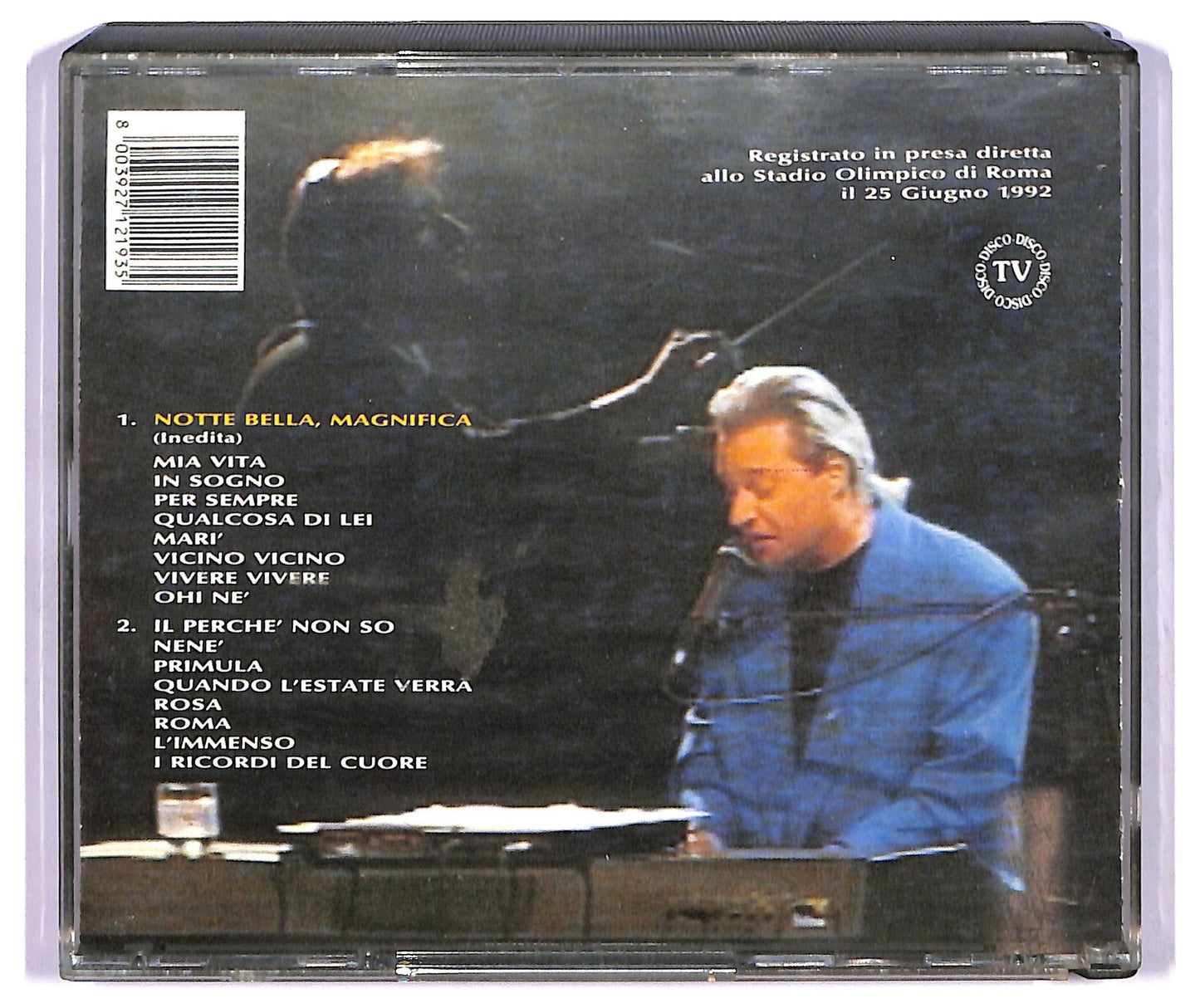 EBOND Amedeo Minghi - Dallo Stadio Olimpico Di Roma CD CD068548