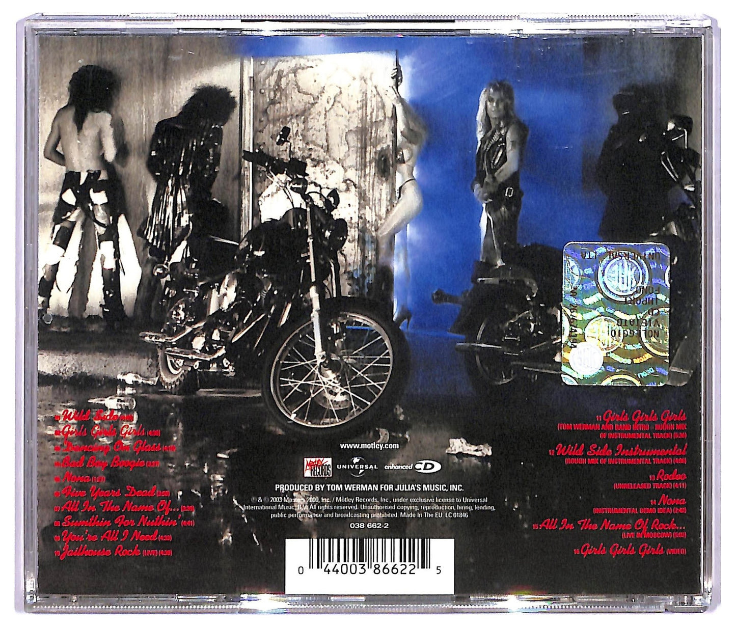 EBOND Motley Crue - Girls Girls Girls CD CD068655