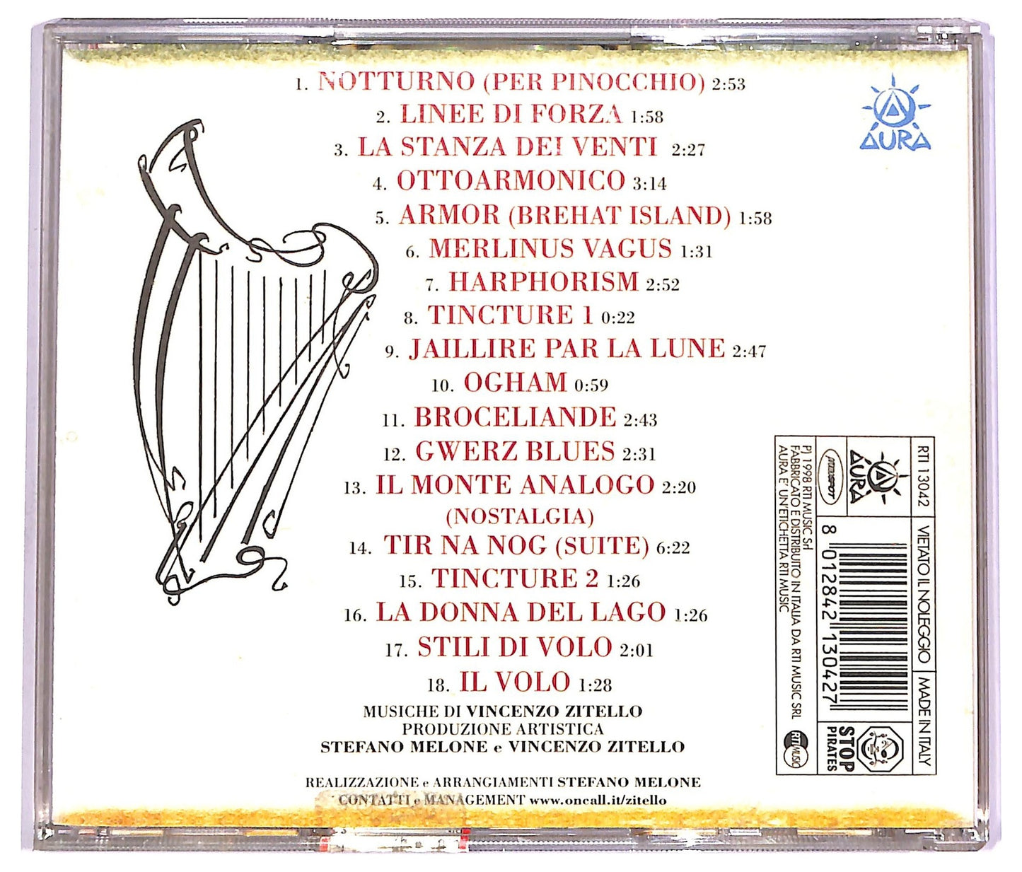 EBOND Vincenzo Zitello - Aforismi D’Arpa CD CD068771