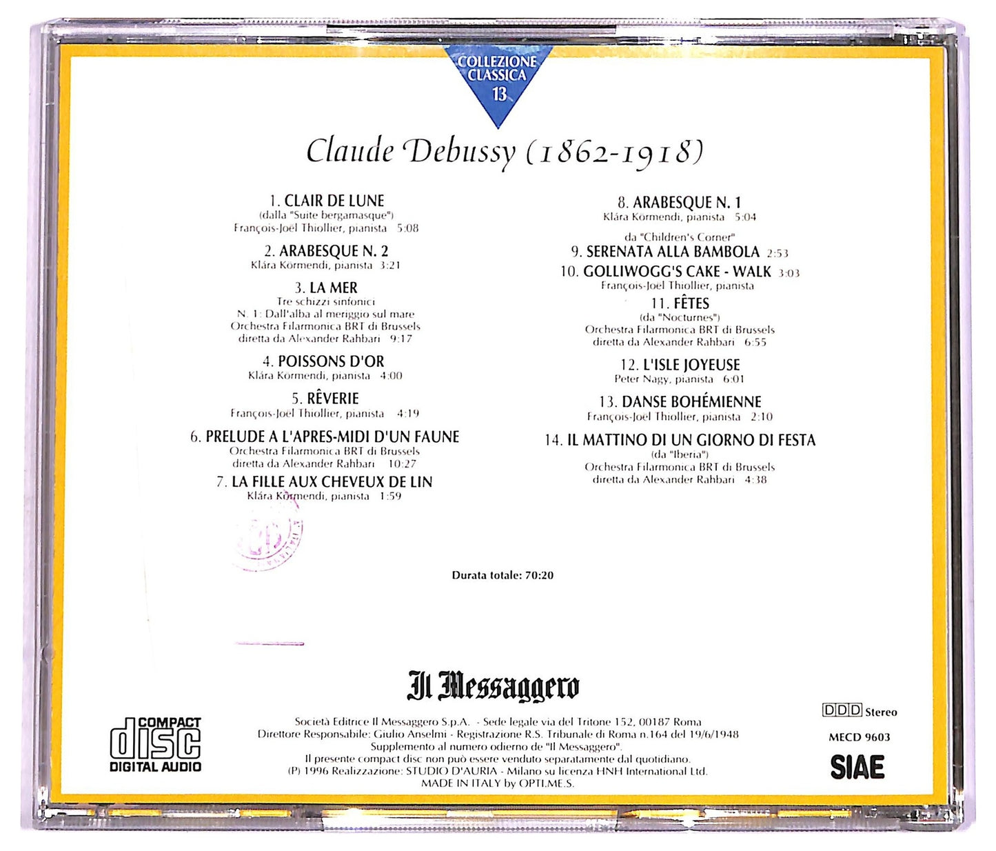 EBOND Various - Debussy CD CD068833