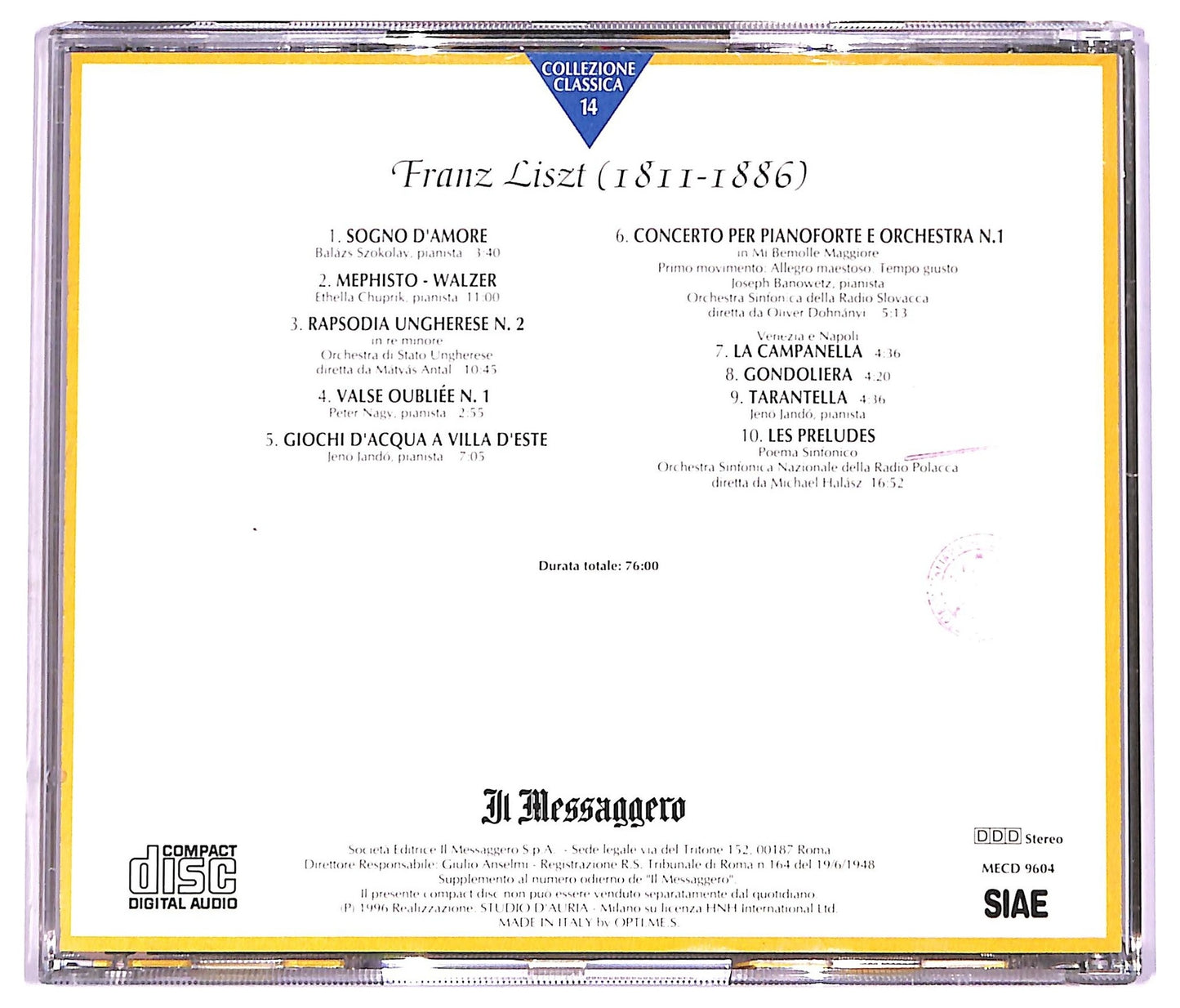 EBOND Various - Liszt CD CD068834