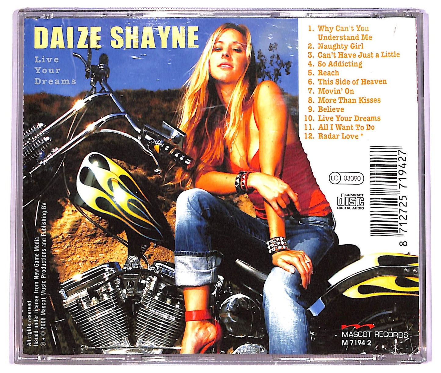 EBOND Daize Shayne - Live Your Dreams CD CD068845