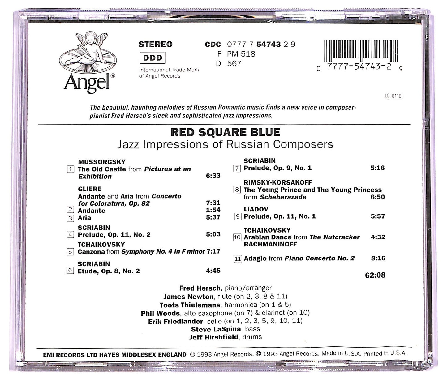 EBOND Red Square Blue - Jazz Impressions Of Tchaikovsky Rachmaninoff Scriabin CD CD068851