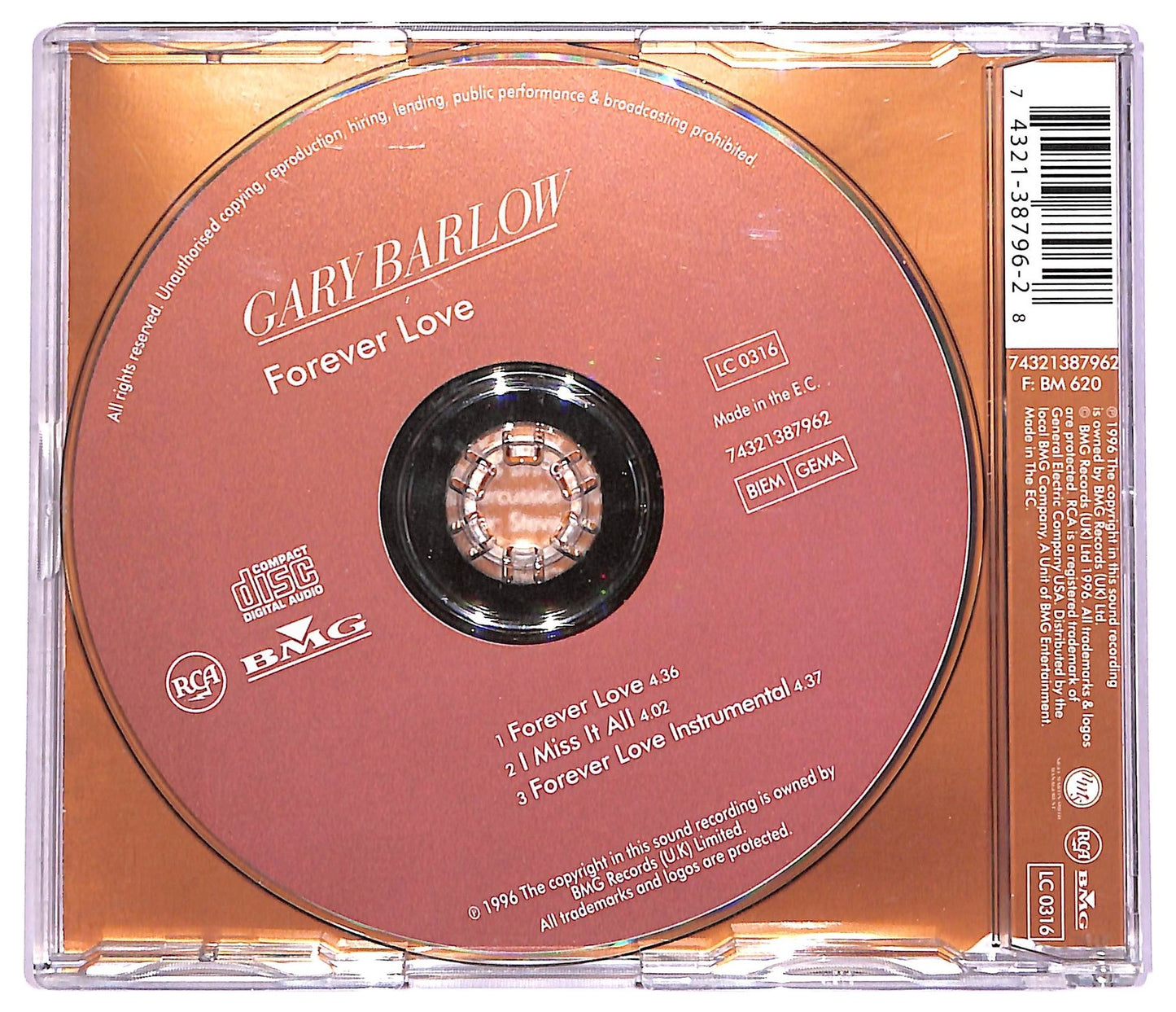 EBOND Gary Barlow - Forever Love CD CD068858