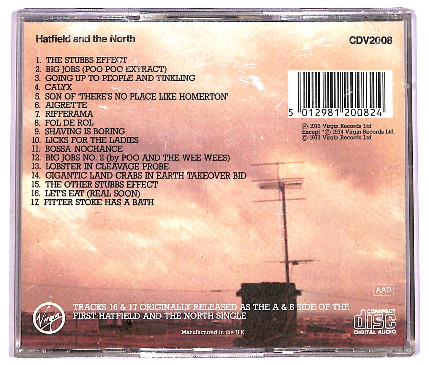 EBOND Hatfield And The North - Hatfield And The North CD CD068904