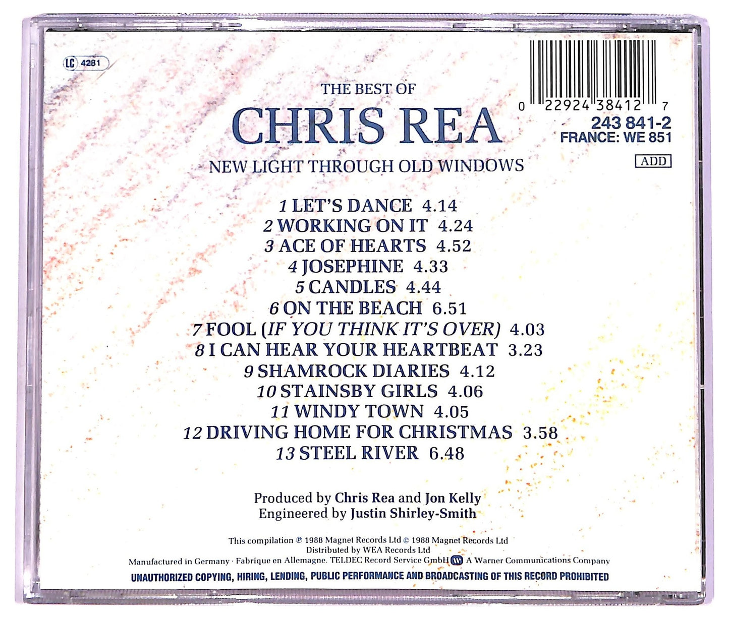 EBOND Chris Rea - New Light Through Old Windows (The Best Of Chris Rea) CD CD068952