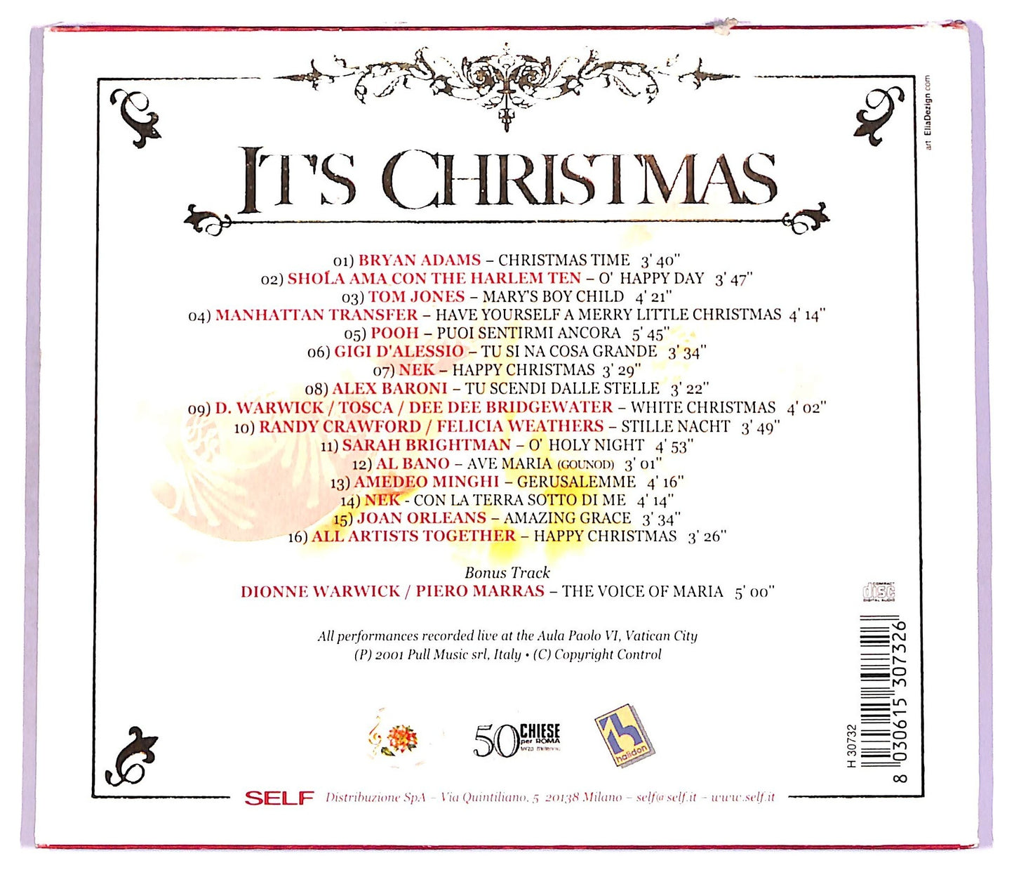 EBOND Various - It's Christmas - Natale In Vaticano CD CD069026