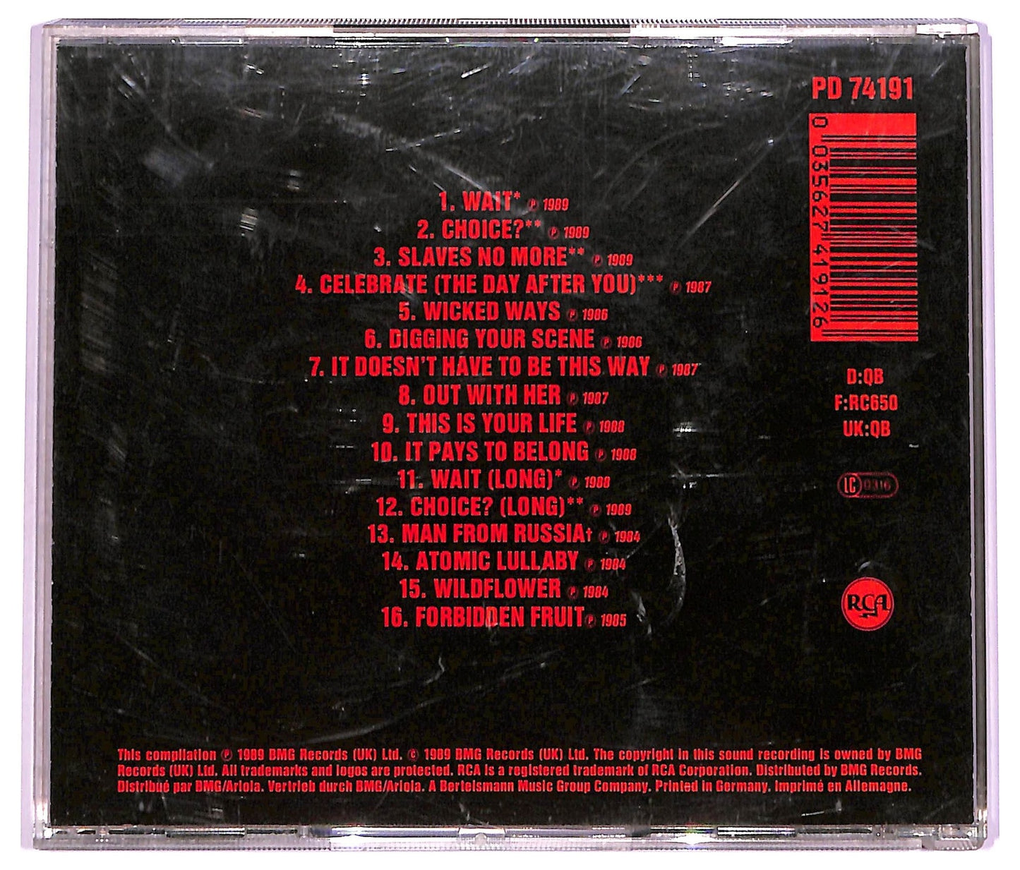 EBOND The Blow Monkeys - Choices - The Singles Collection CD CD069147