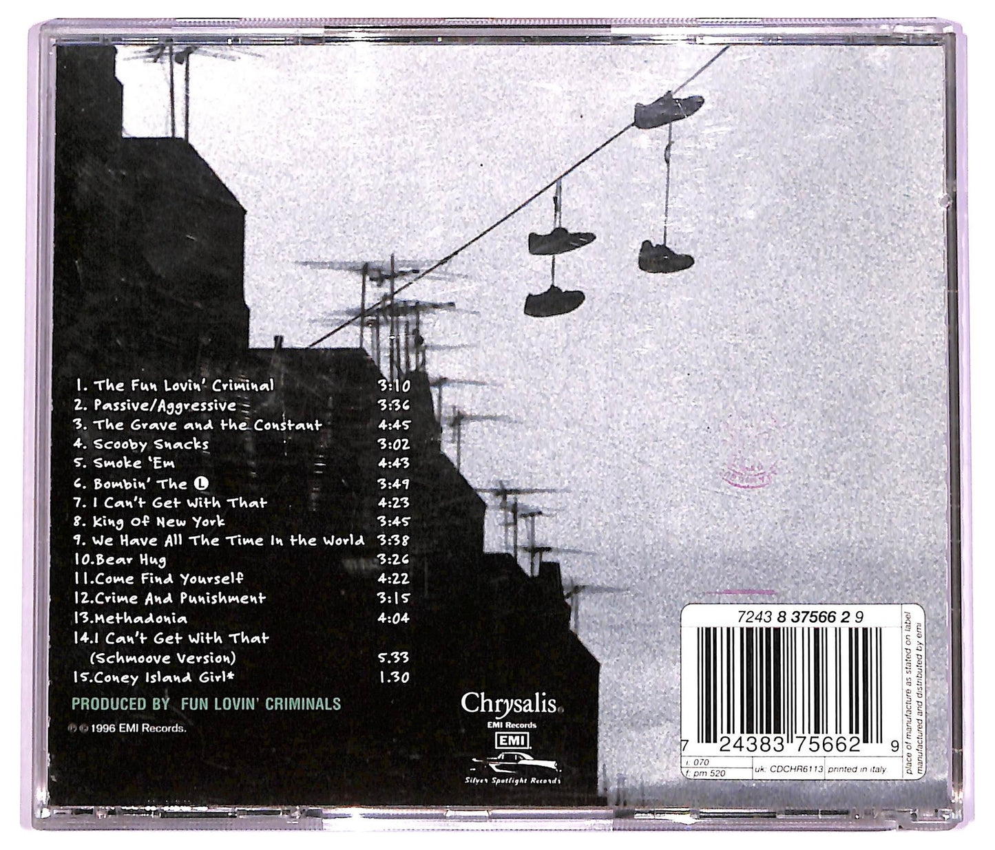 EBOND Fun Lovin' Criminals - Come Find Yourself CD CD069153