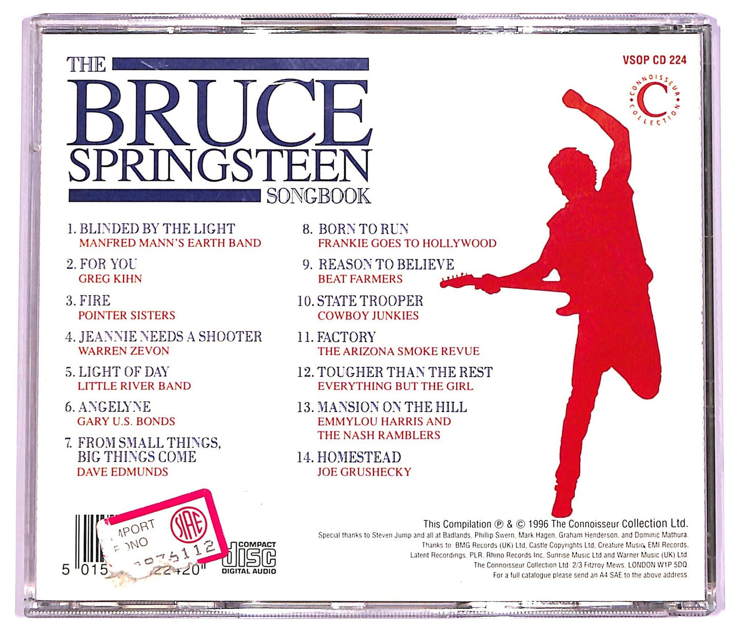 EBOND Various - The Bruce Springsteen Songbook CD CD069163