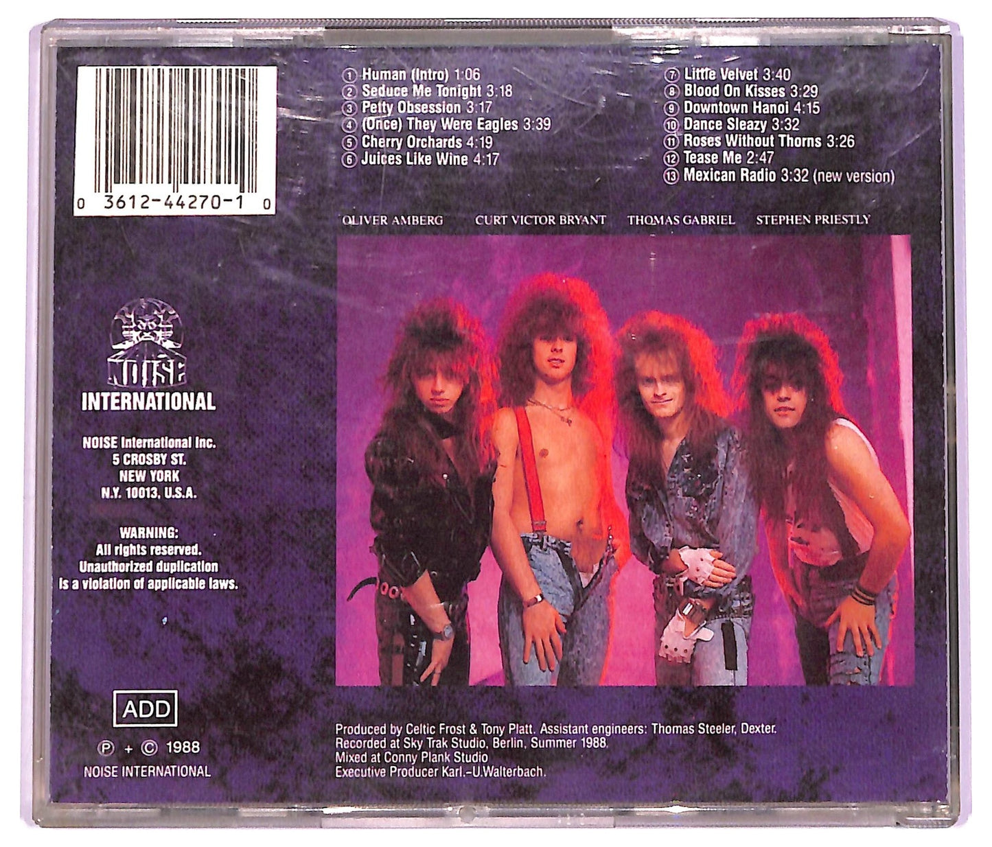 EBOND Celtic Frost - Cold Lake CD CD069222