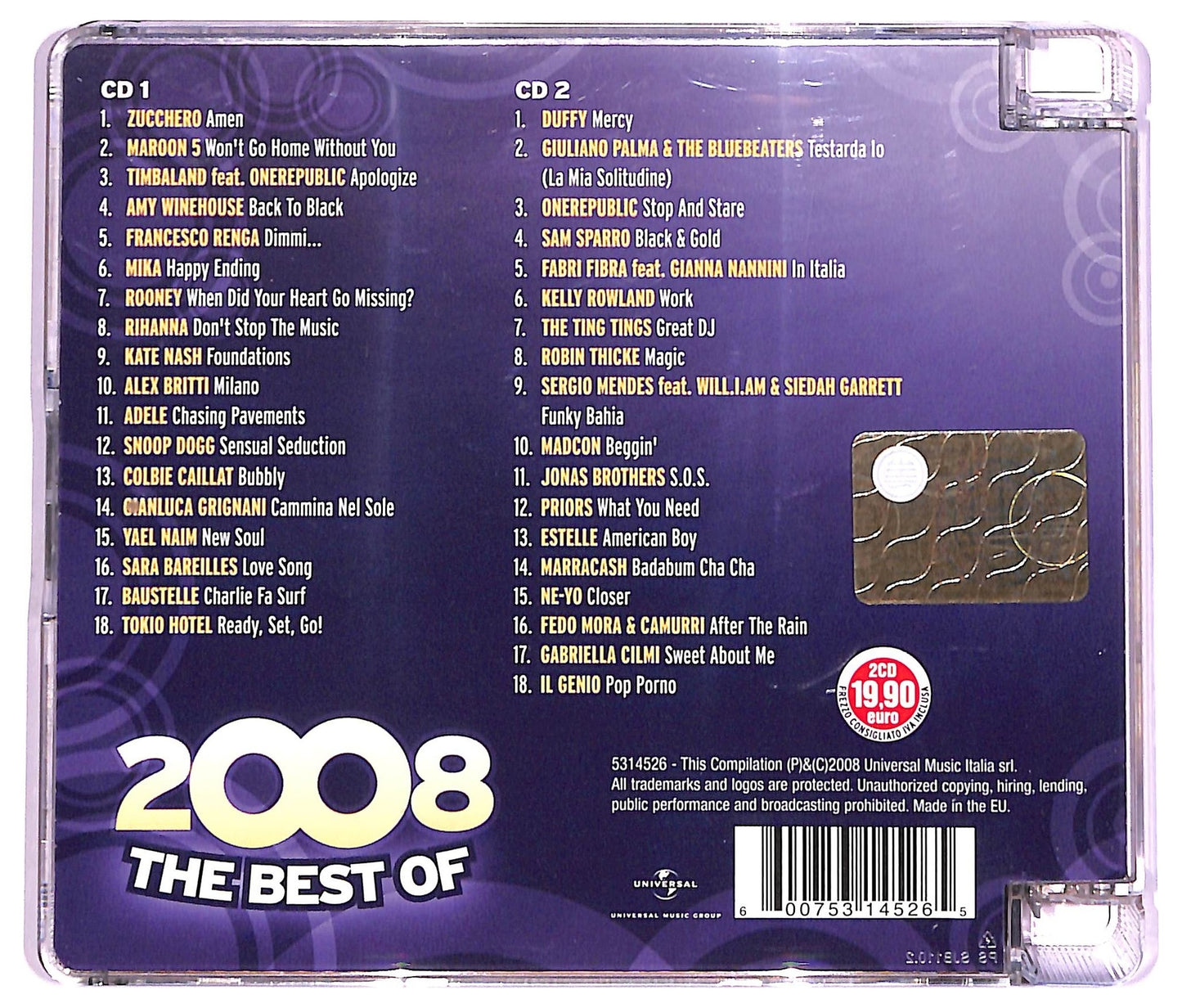 EBOND Various - The Best Of 2008 CD CD069225