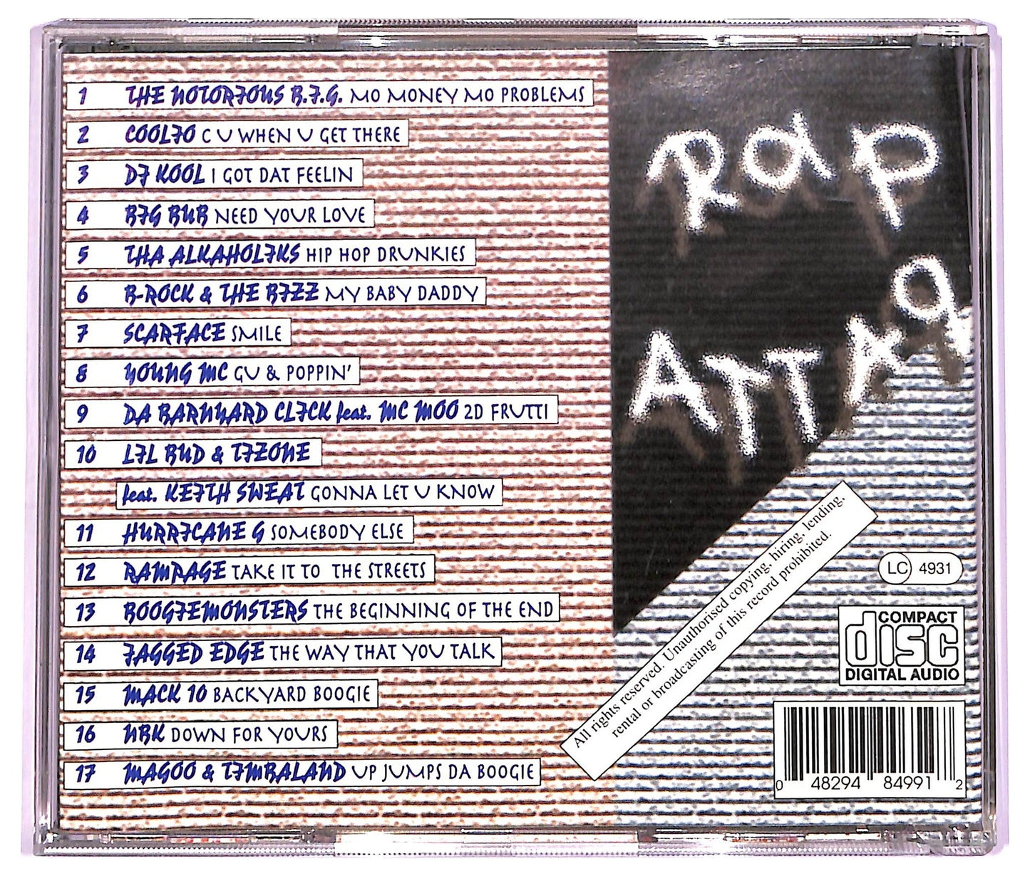 EBOND Various - Rap Attaq CD CD069244