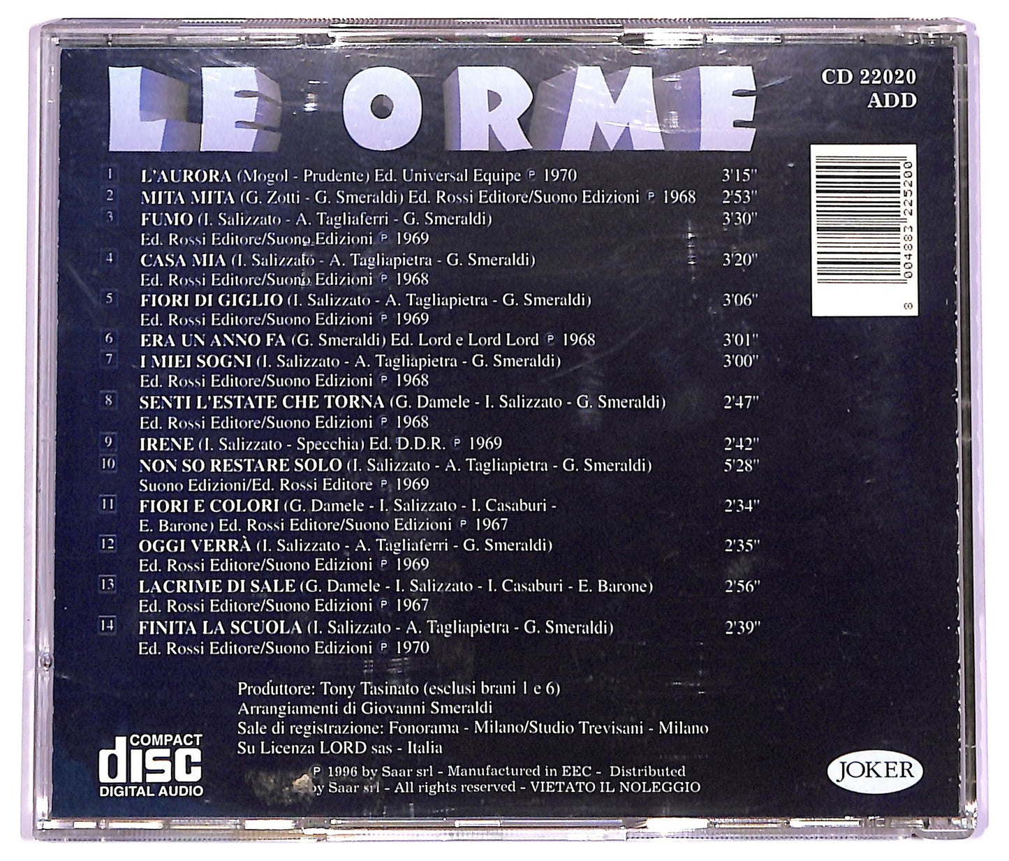 EBOND Le Orme - Le Orme CD CD069314