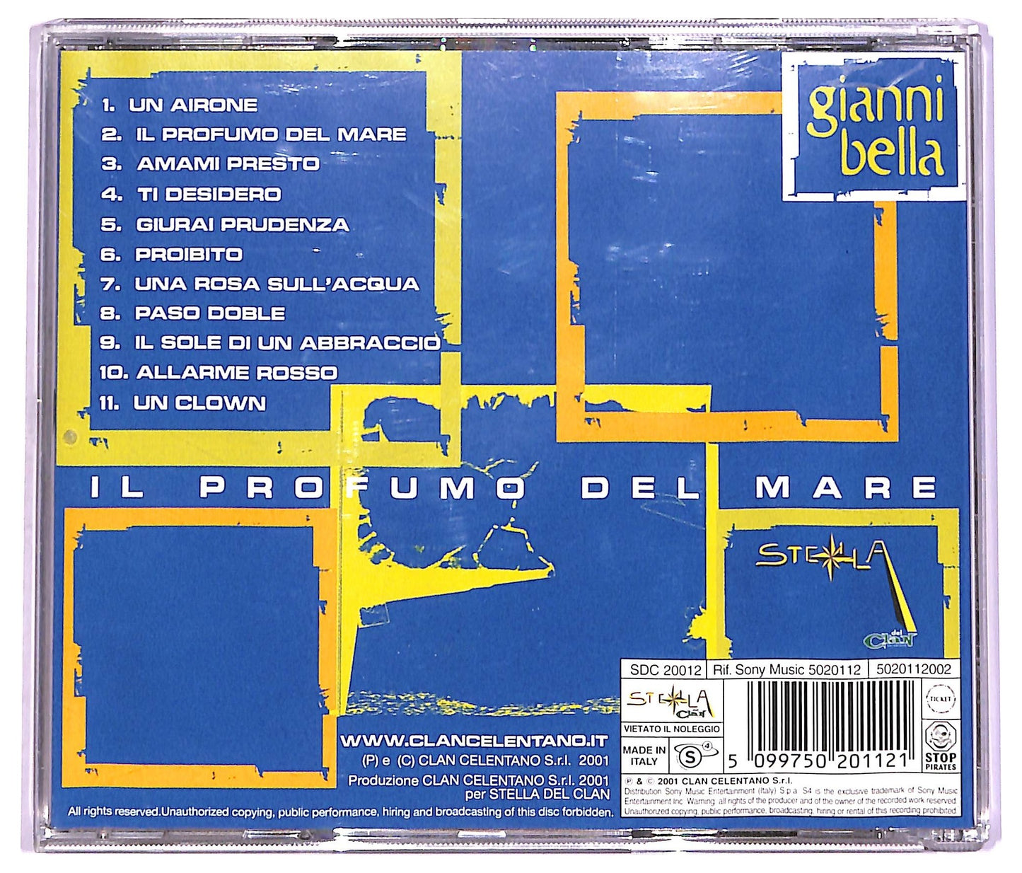 EBOND Gianni Bella - Il Profumo Del Mare CD CD069357