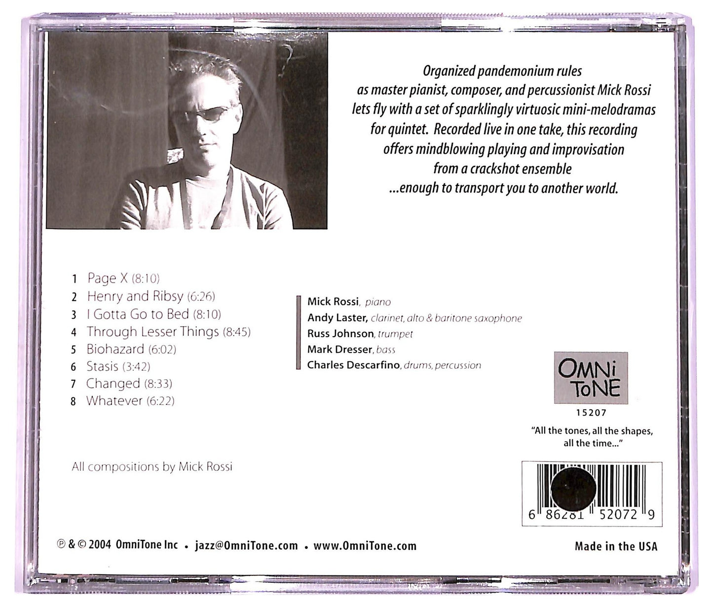 EBOND Mick Rossi ( - One Block From Planet Earth CD CD069412