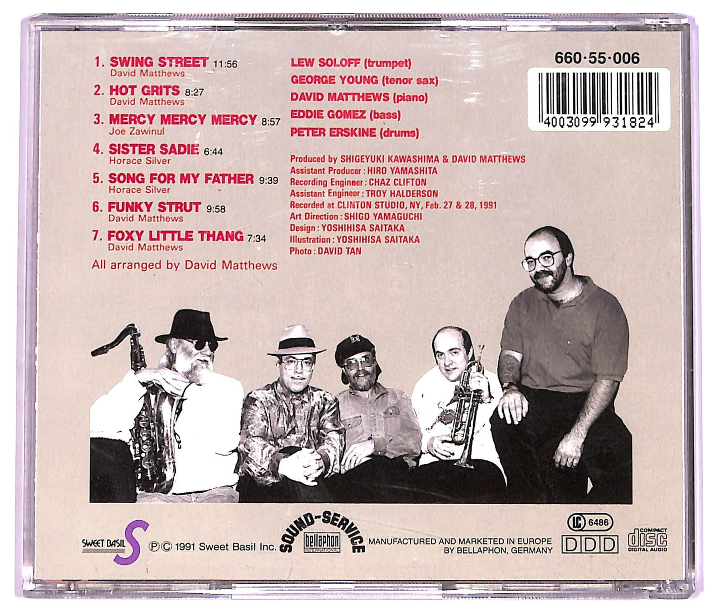 EBOND Manhattan Jazz Quintet - Funky Strut CD CD069414