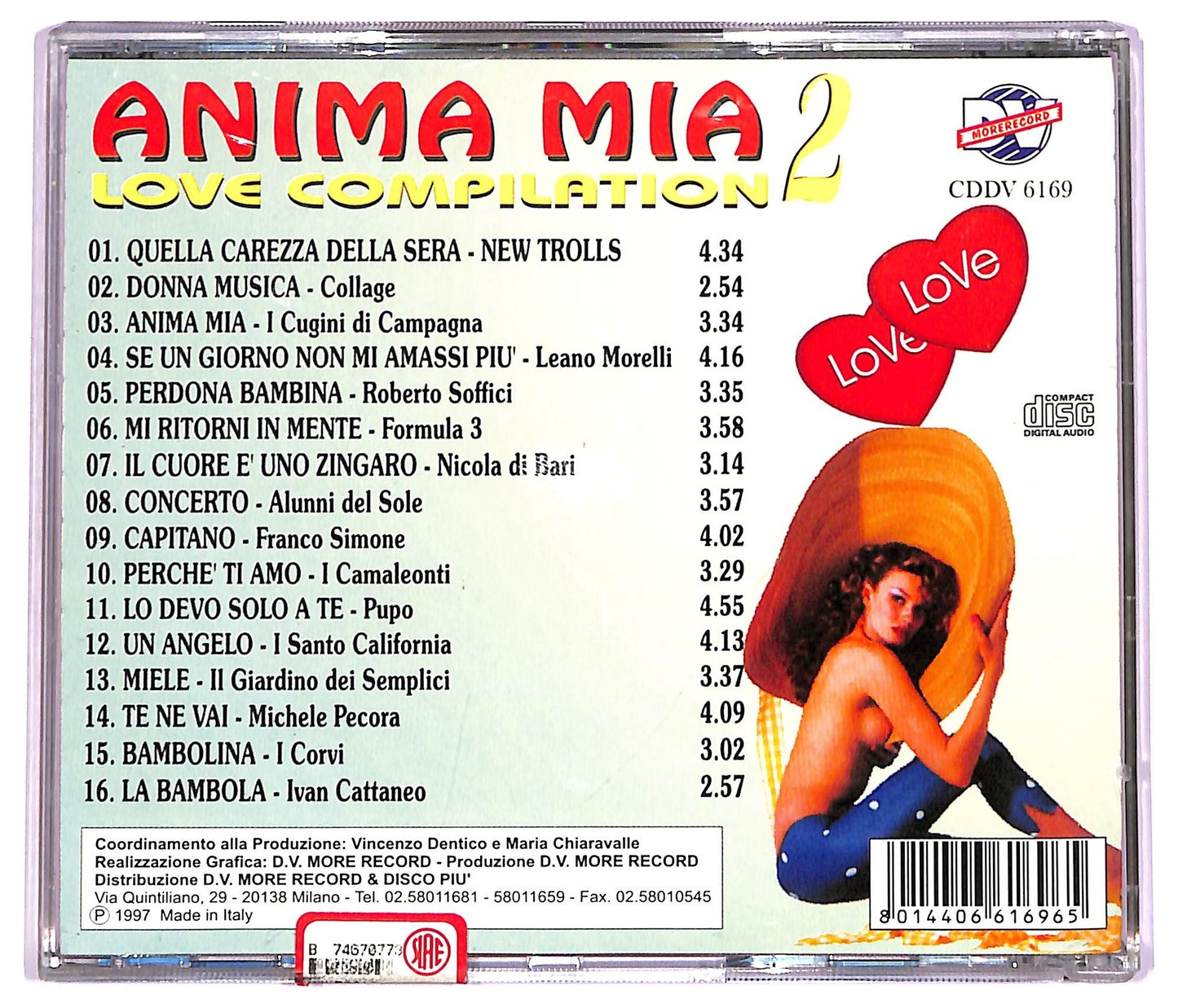 EBOND Various - Anima Mia 2 - Love Compilation CD CD069516