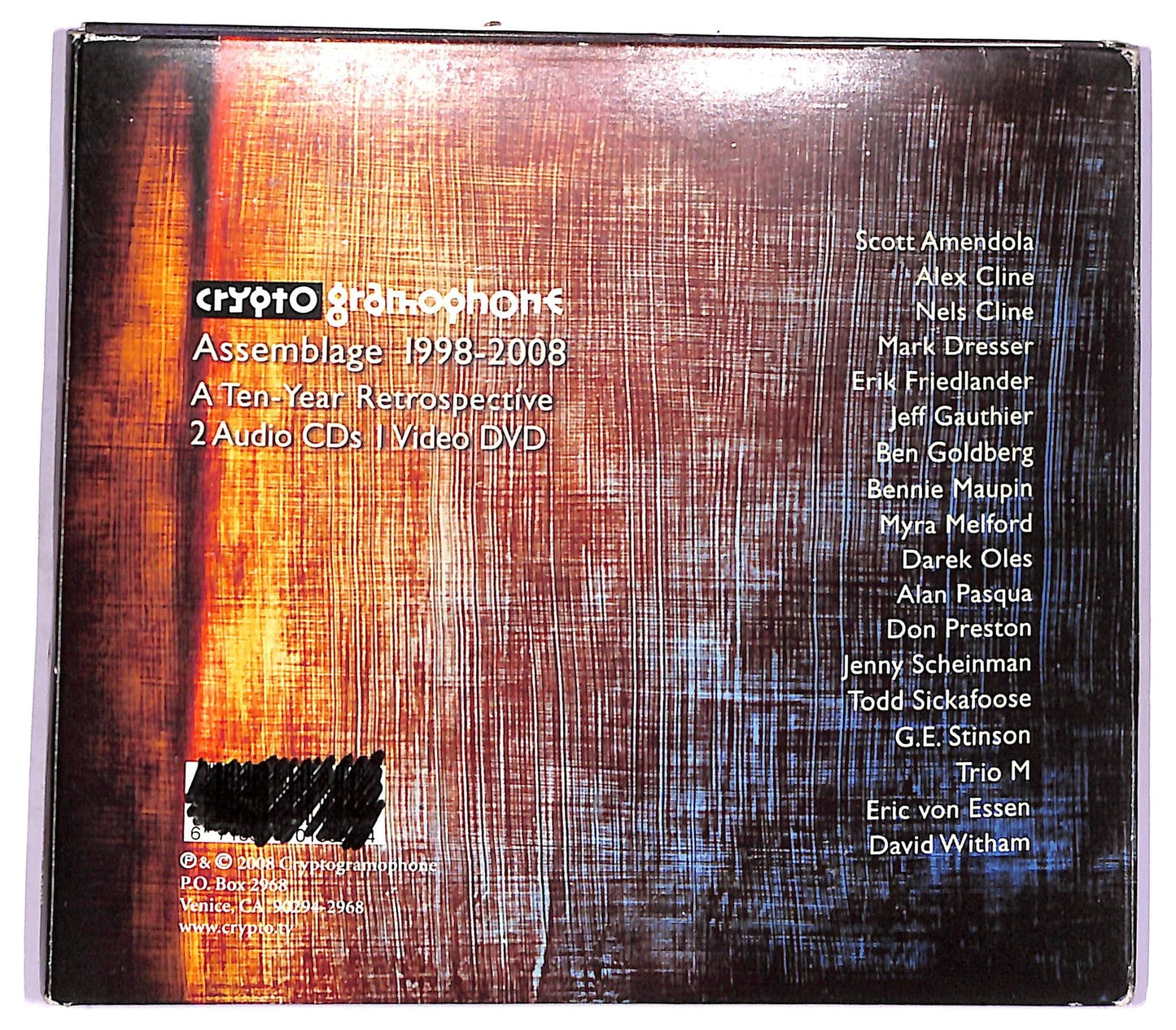 EBOND Various - Cryptogramophone Assemblage 1998-2008 + DVD CD CD069547