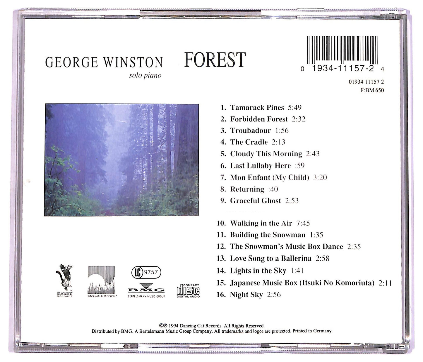 EBOND George Winston - Forest CD CD069557
