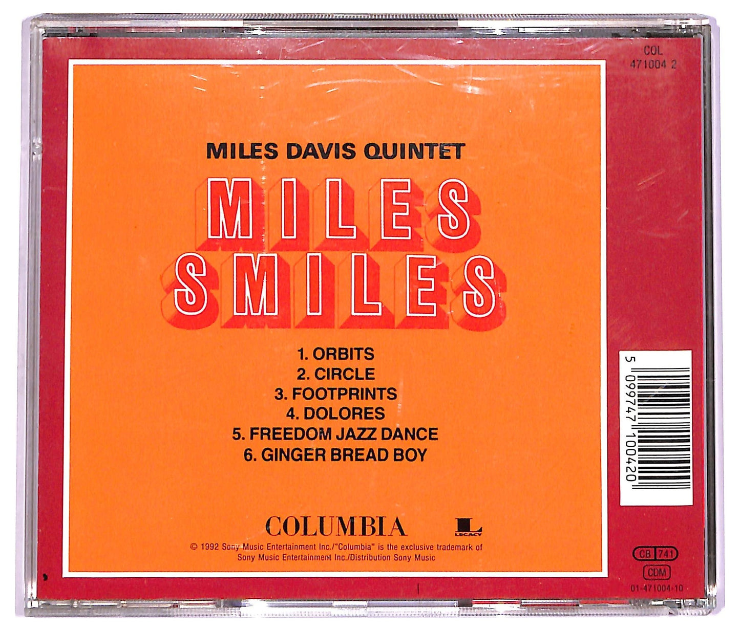 EBOND Miles Davis Quintet - Miles Smiles CD CD069560