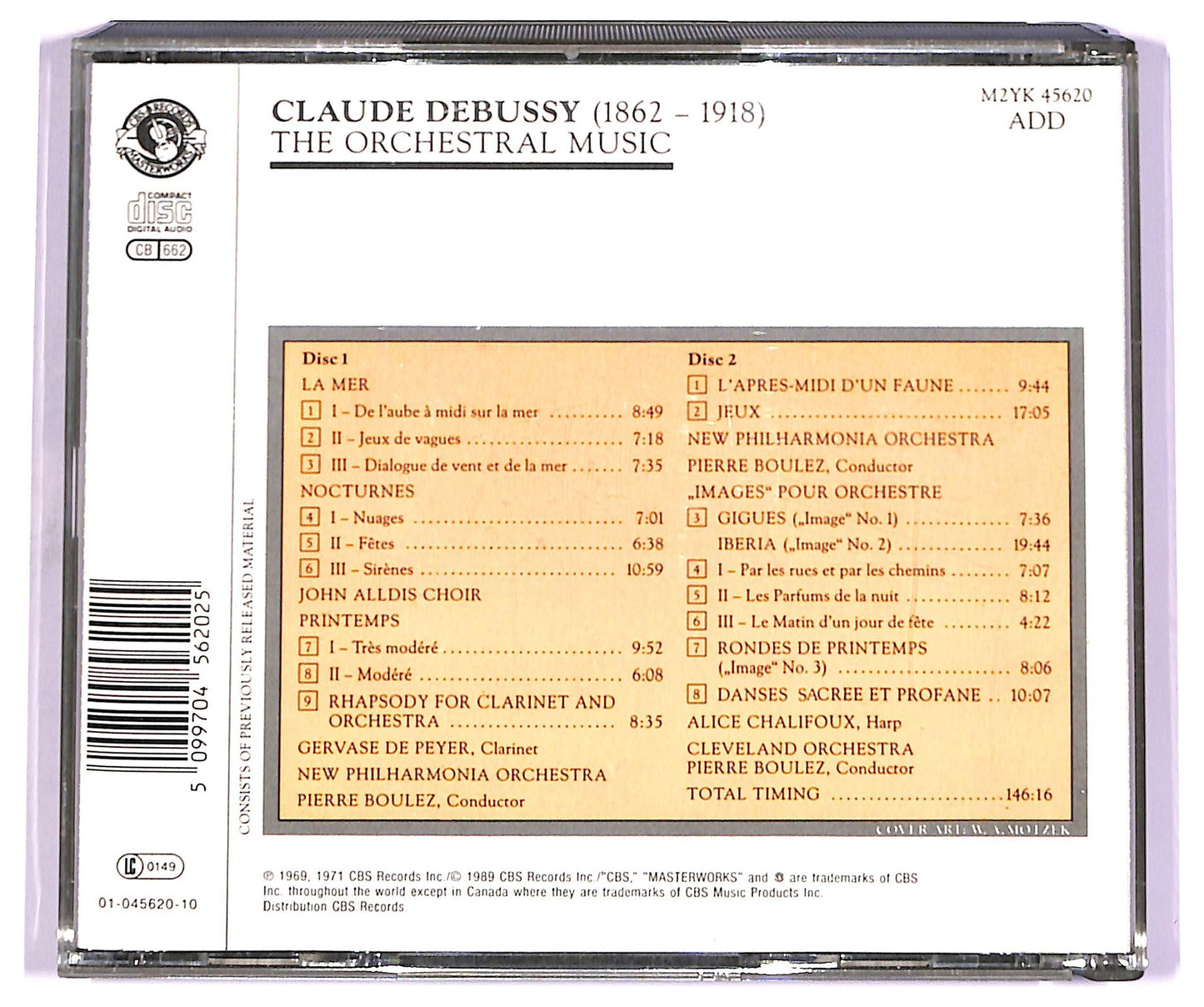 EBOND Debussy - The Orchestral Music CD CD069604