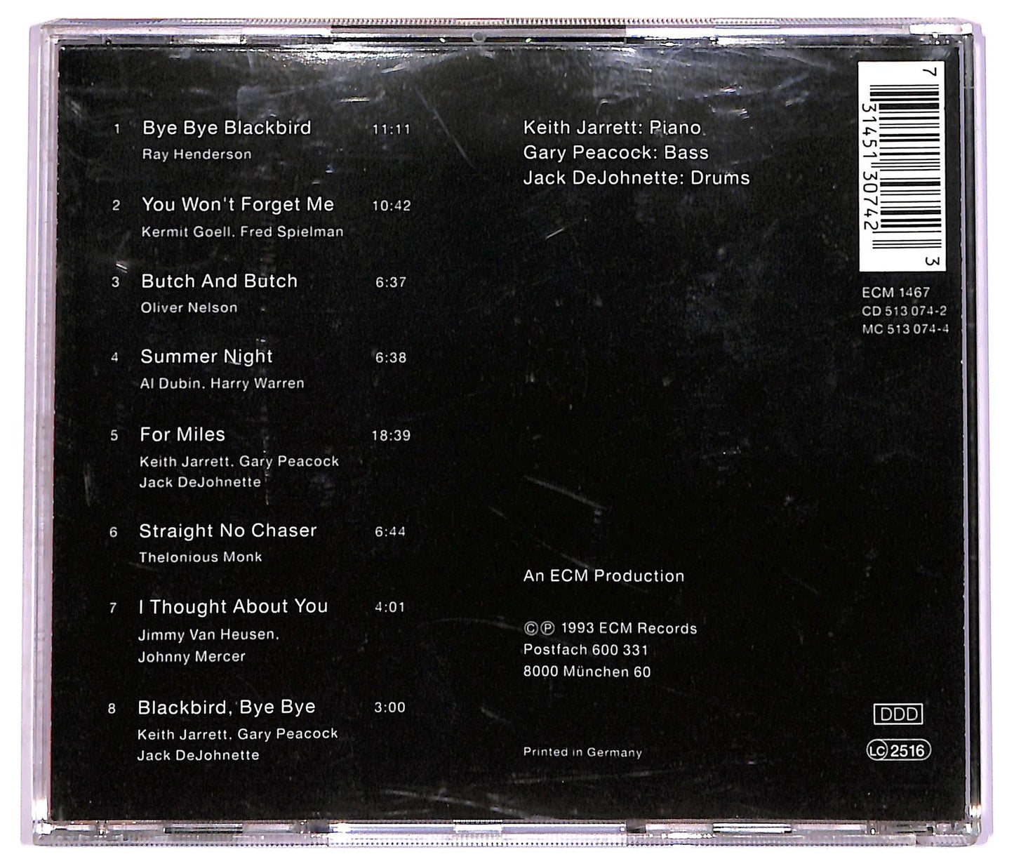 EBOND Keith Jarrett Trio - Bye Bye Blackbird CD CD069609