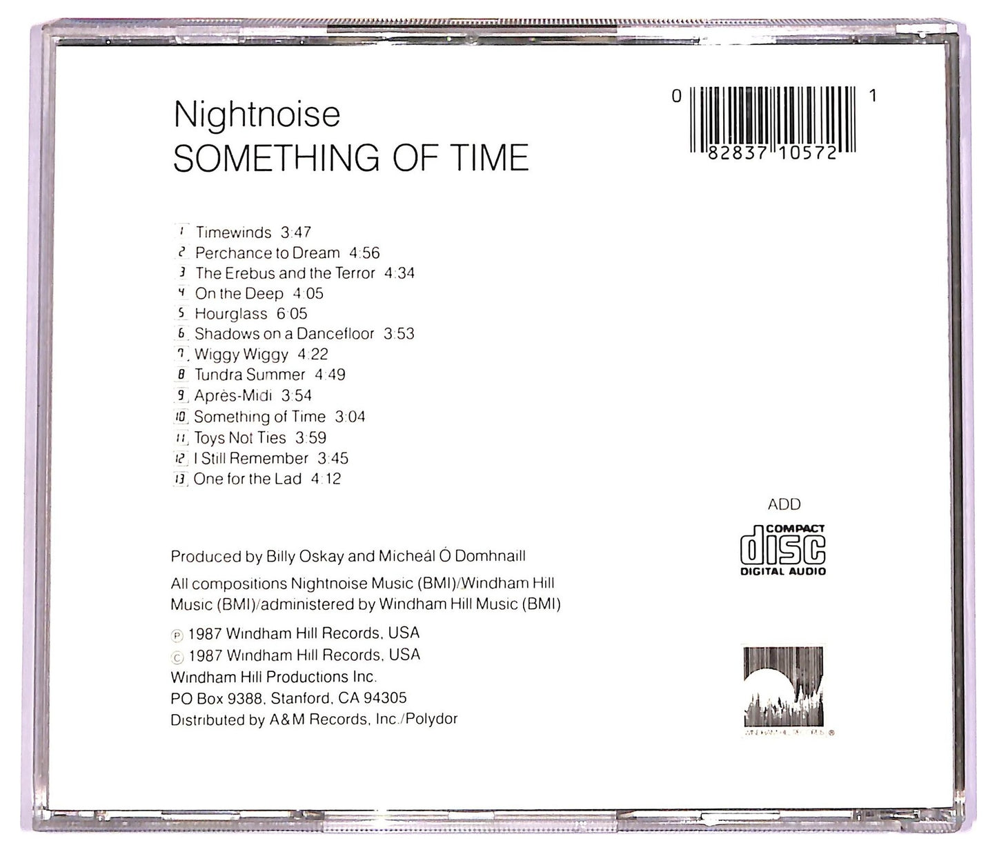 EBOND Nightnoise - Something Of Time CD CD069628
