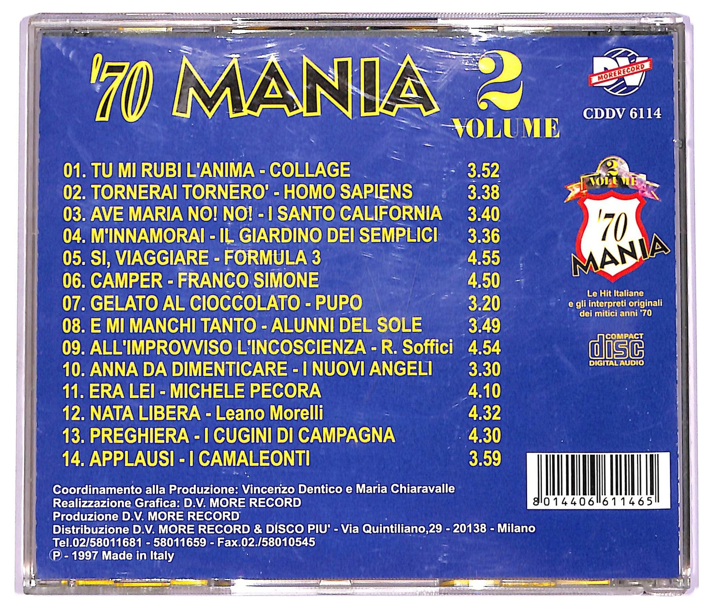 EBOND Various -'70 mania vol.2 CD CD069638