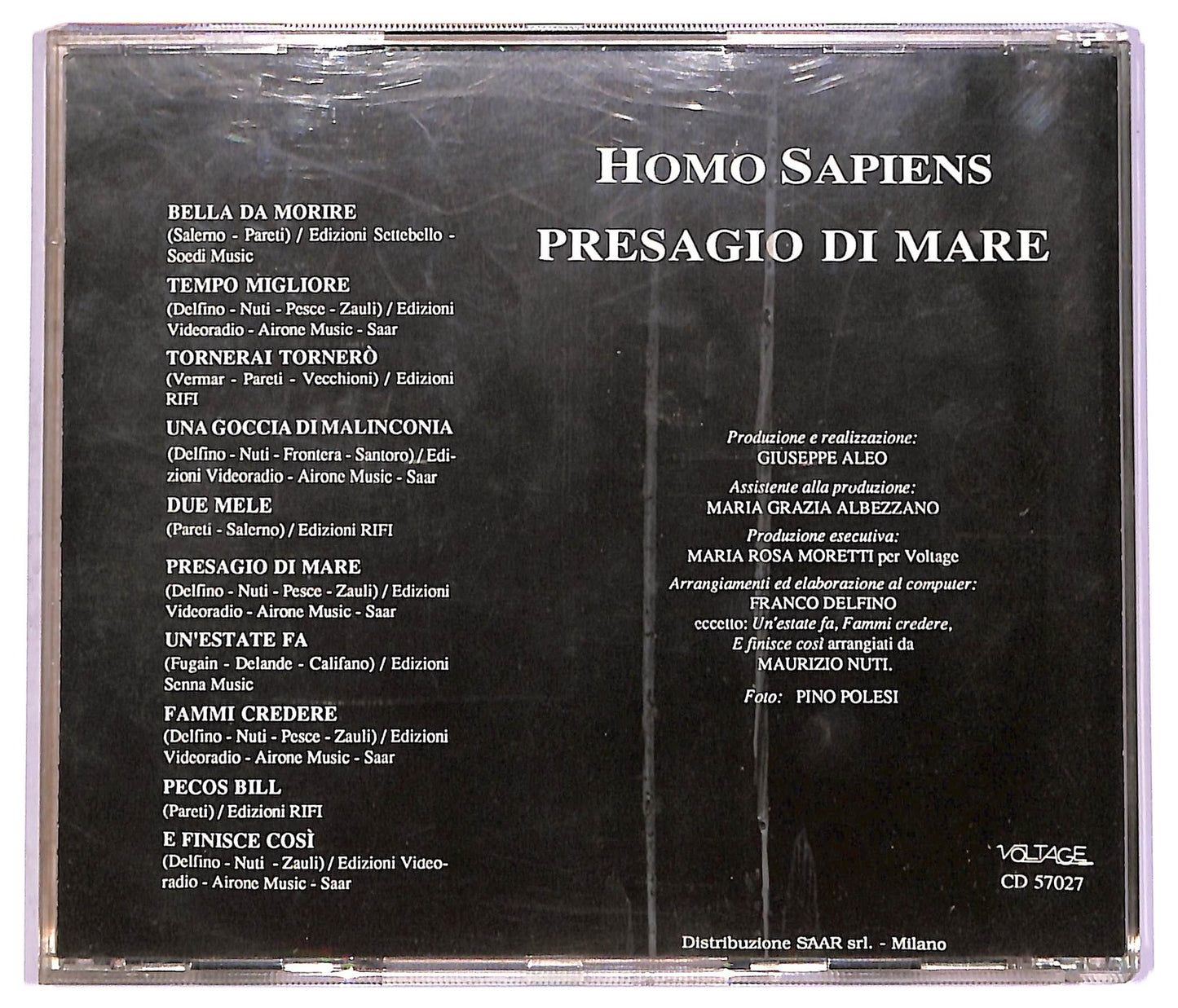EBOND Various - Presagio di mare Homo Sapiens CD CD069719