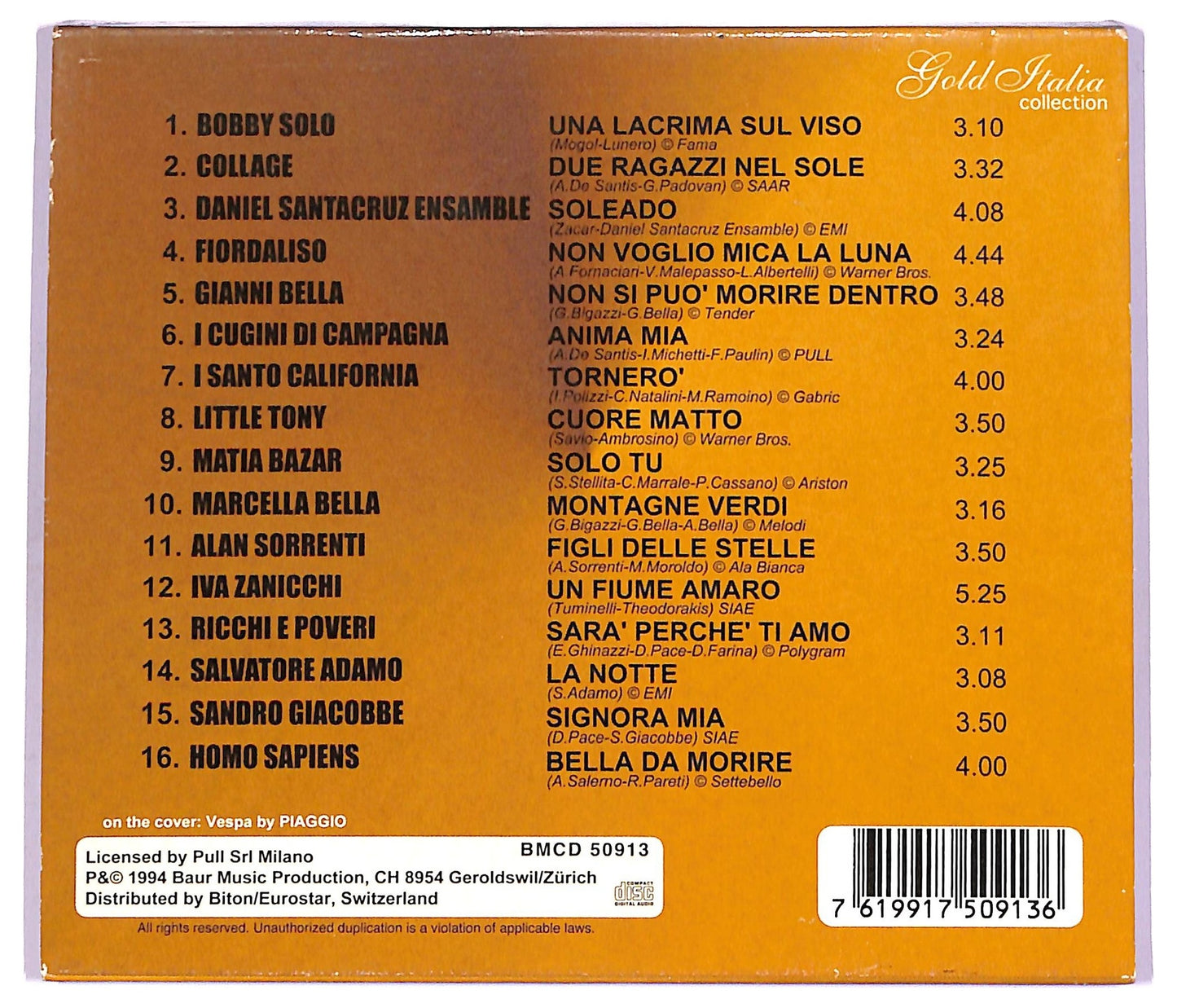 EBOND Various - Italianissima! CD CD069736