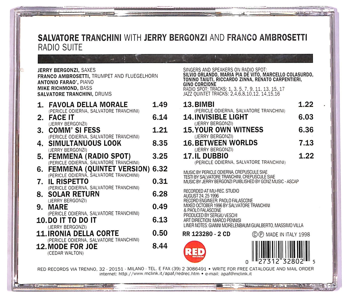 EBOND Salvatore Tranchini - Radio Suite CD CD069807