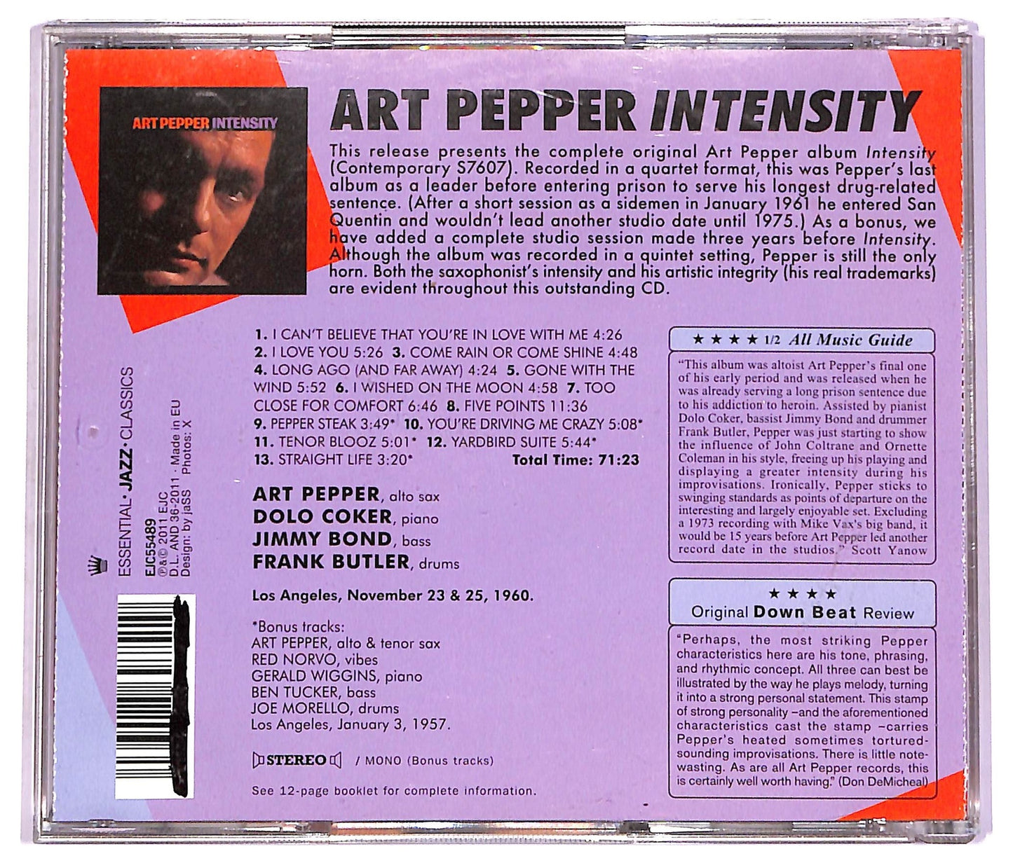 EBOND Art Pepper - Intensity CD CD069808