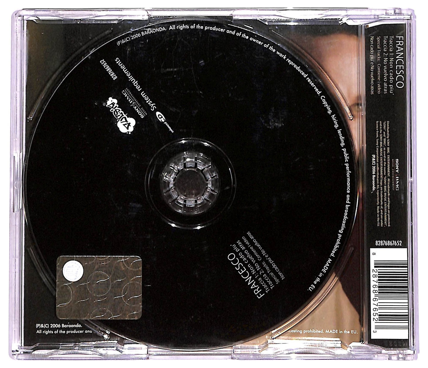 EBOND Francesco - Non Cado Piu CD CD069937