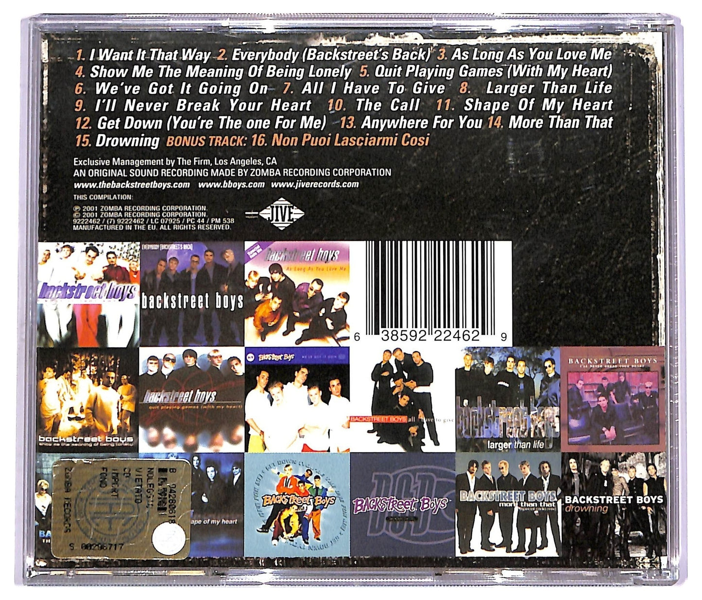 EBOND Backstreet Boys - Greatest Hits - Chapter One CD CD070004