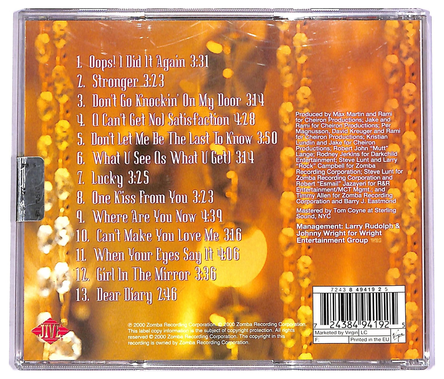 EBOND Britney Spears - Oops!...I Did It Again CD CD070009